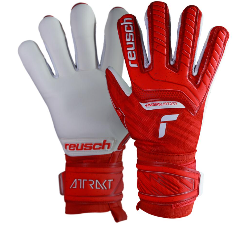 Reusch Junior Attrakt Evolution Finger Save Goalkeeper Gloves