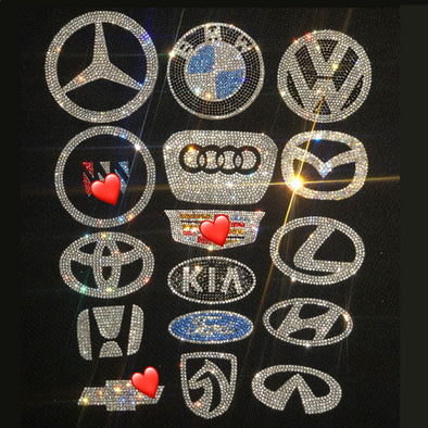 Laser Cut 100% Customized Bling Rhinestones Decals for Your Vehicle