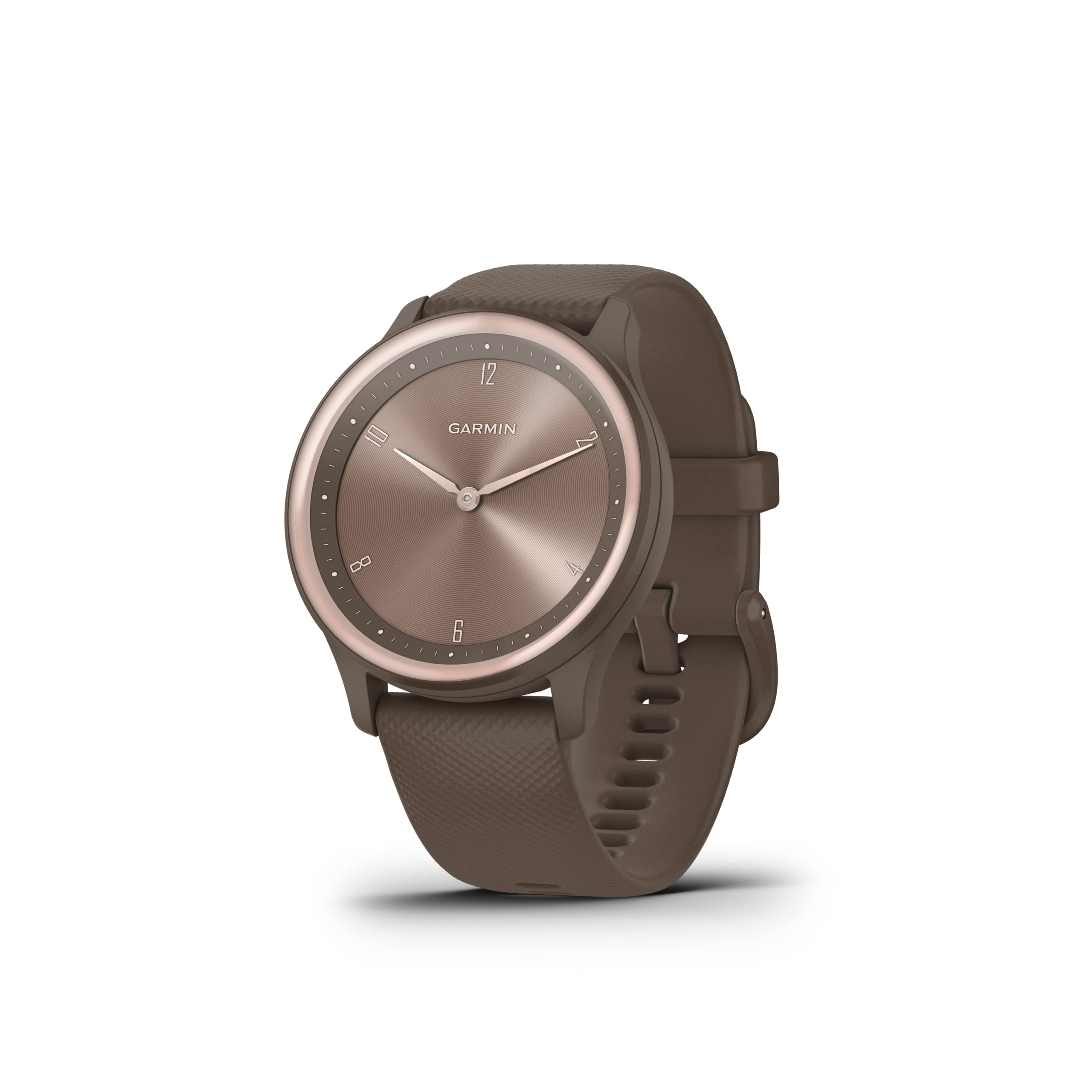 Garmin vivomove Sport, Hybrid Smartwatch, Health and Wellness Features, Touchscreen, Cocoa