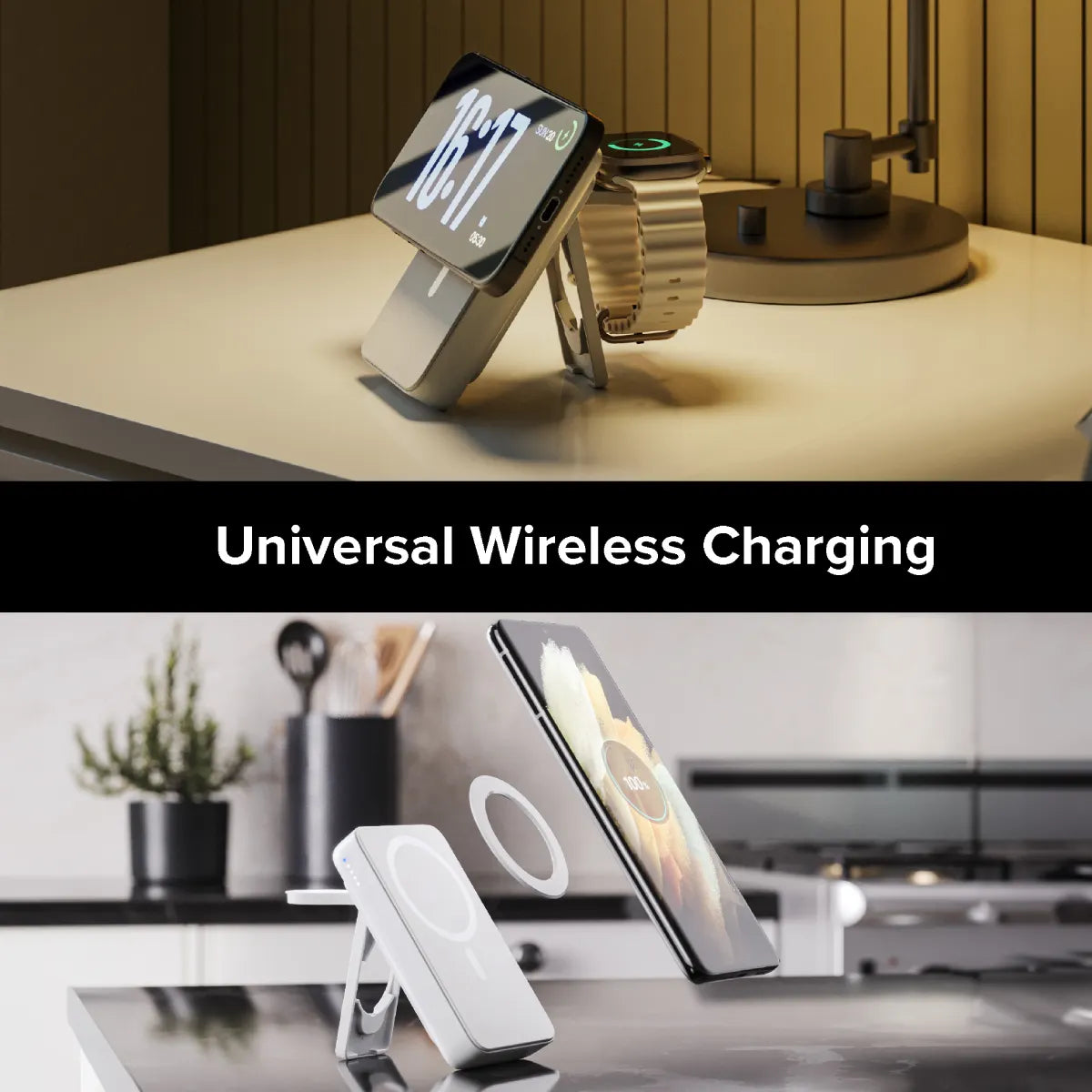 Alogic Lift 4-in-1 MagSafe Compatible Wireless Charging 10000mAh Power Bank