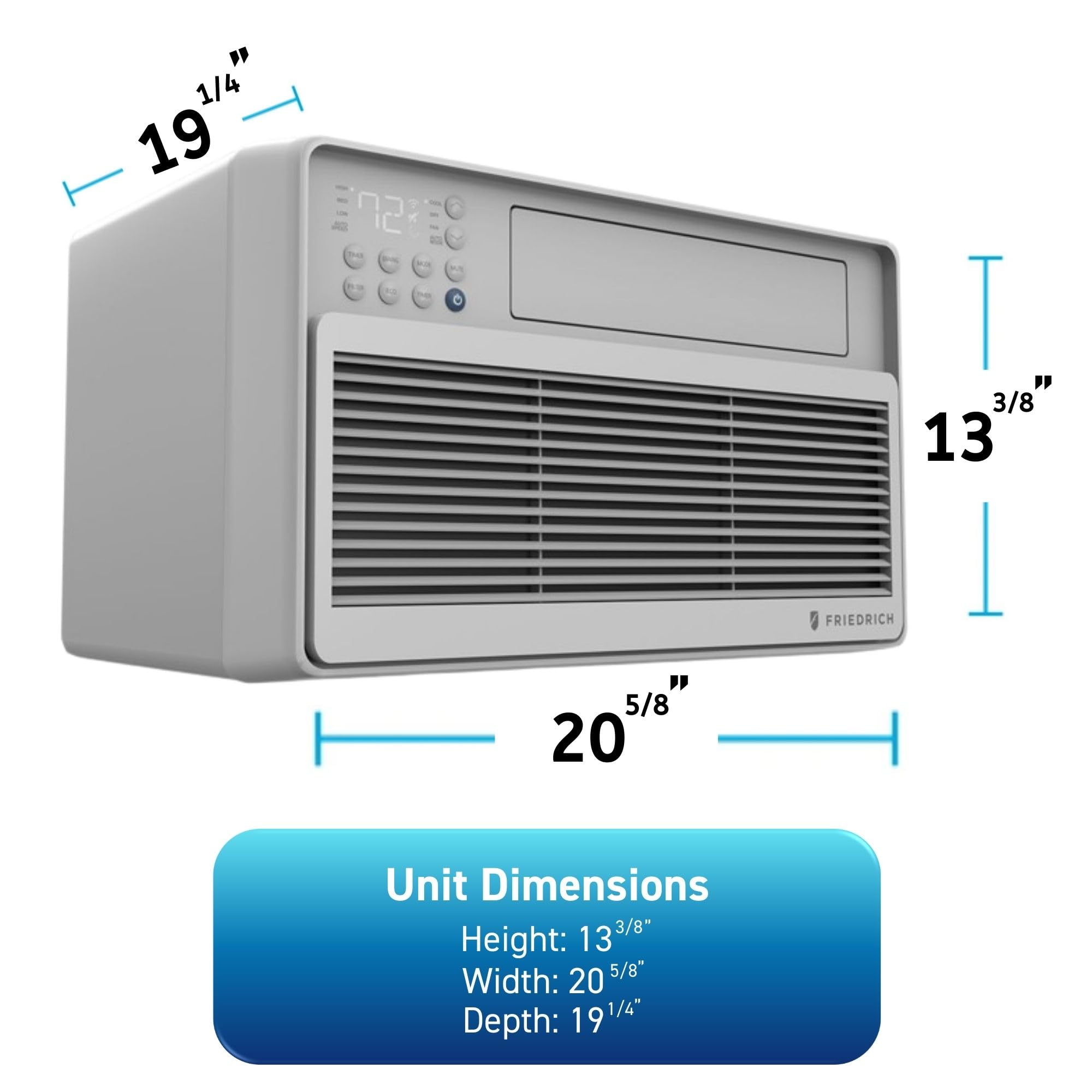 Friedrich Chill Premier Inverter 10,000 BTU 115v Cooling Only Window Unit