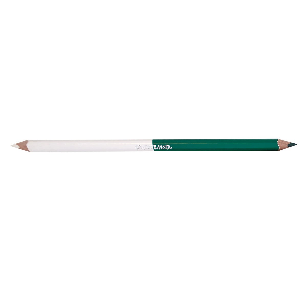 Paper Mate  White and Veridian Colored Pencil Dual Ended