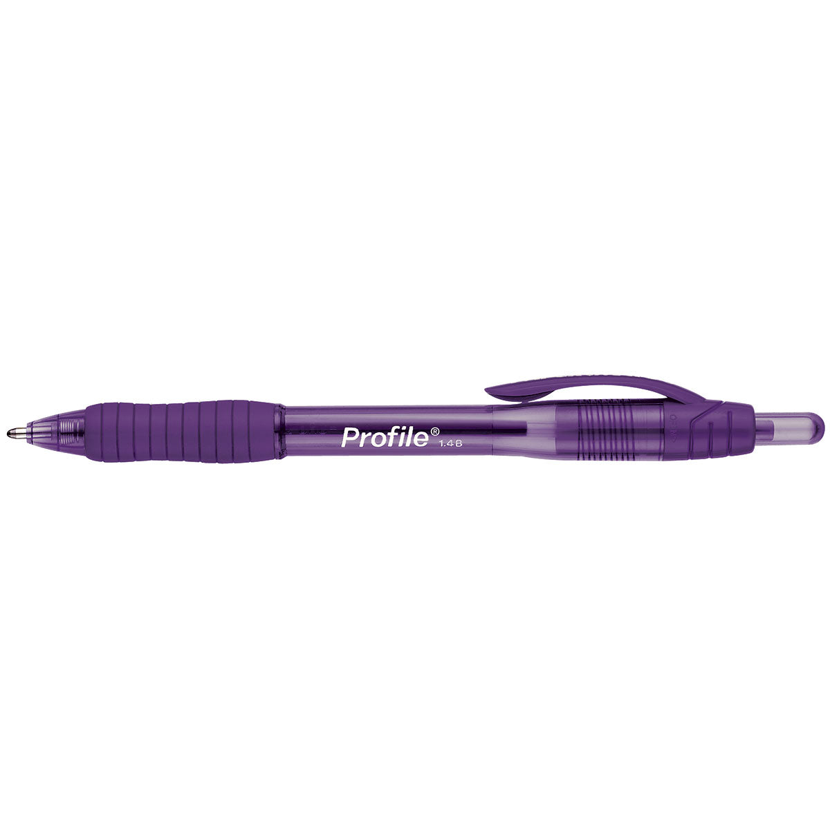 Paper Mate Profile Plum 1.4b Pen Retractable, Bold Point