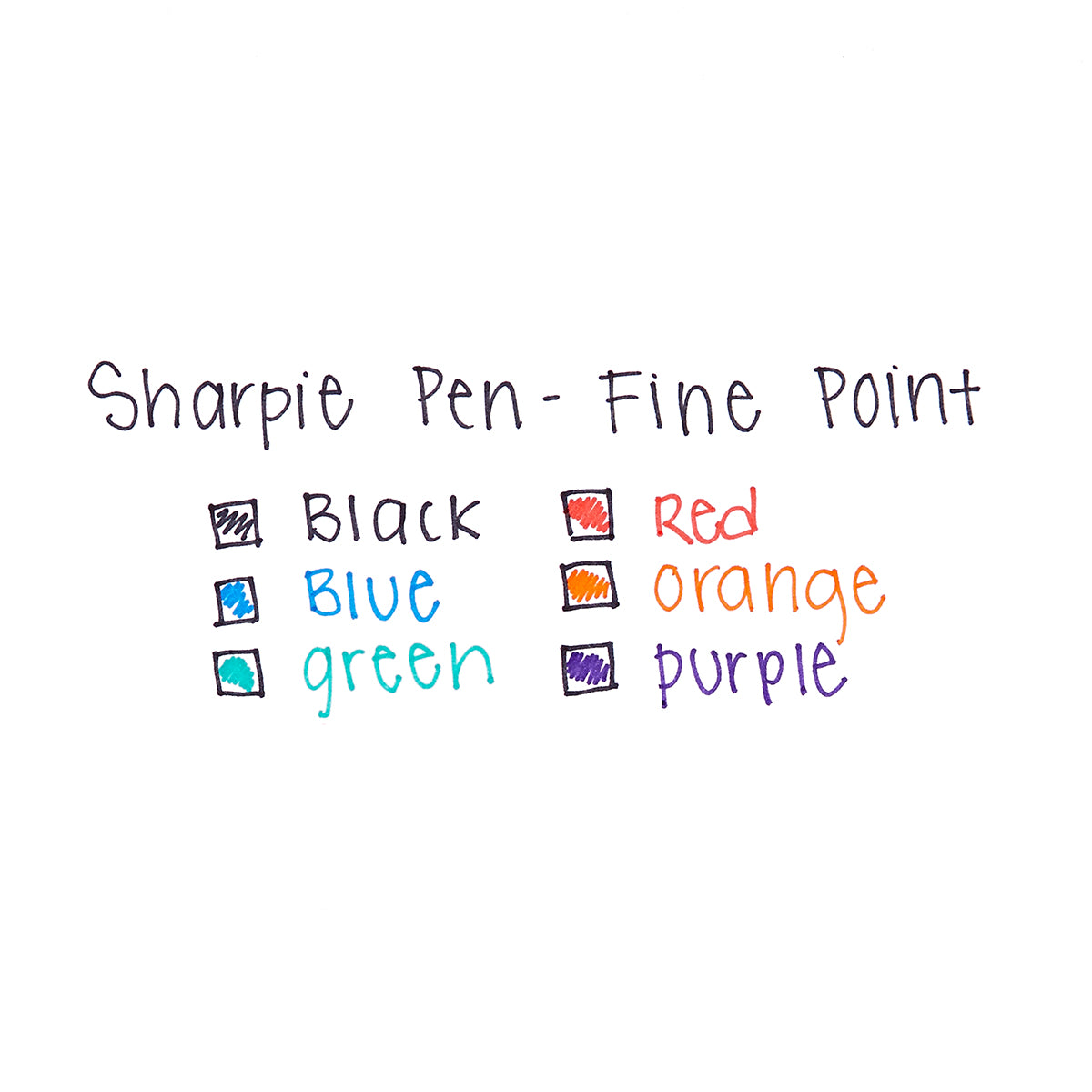 Sharpie Blue Markers, Fine Point, Bulk Pack of 24