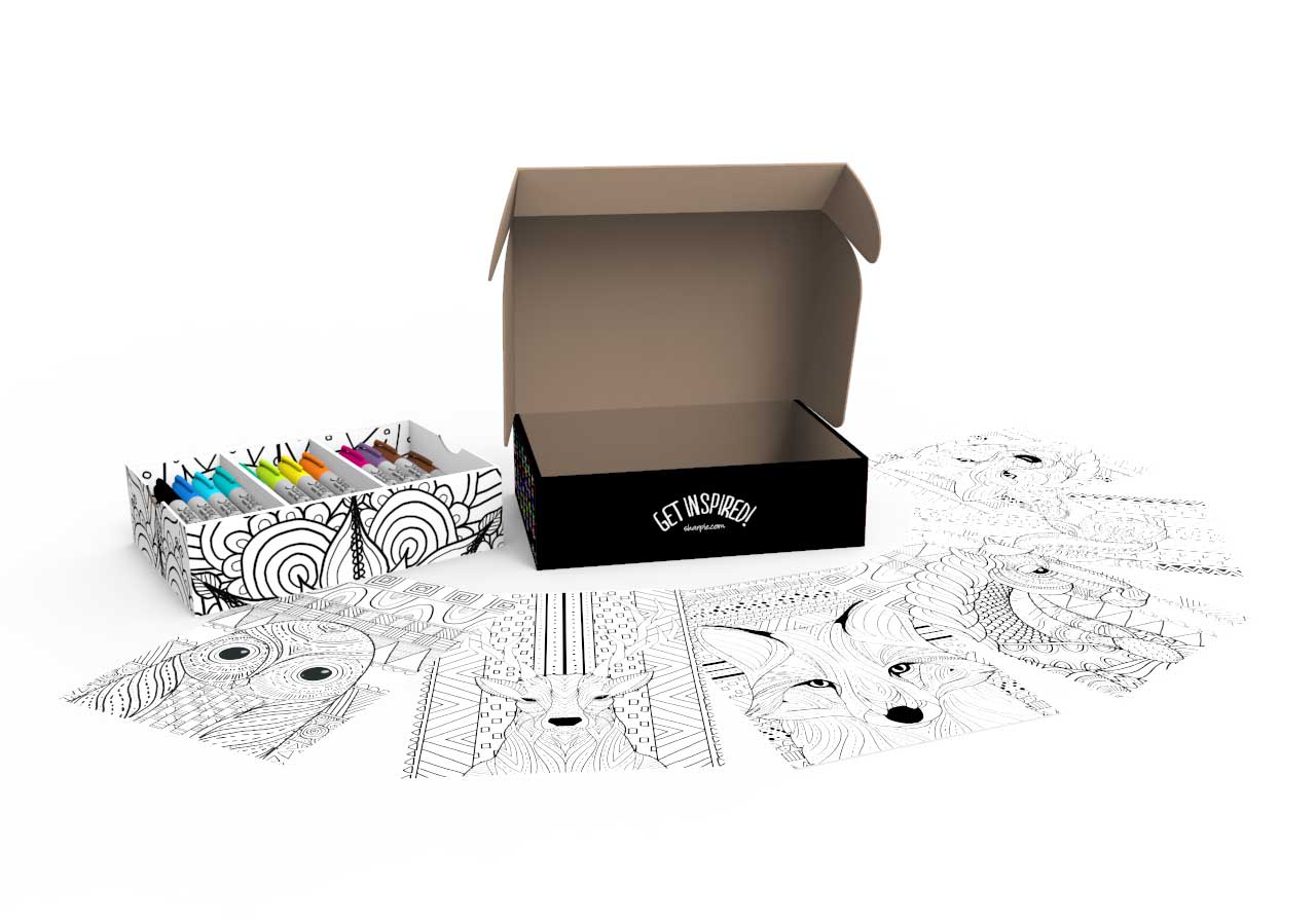 Sharpie Marker Set Pack of 60 Limited Edition Owl
