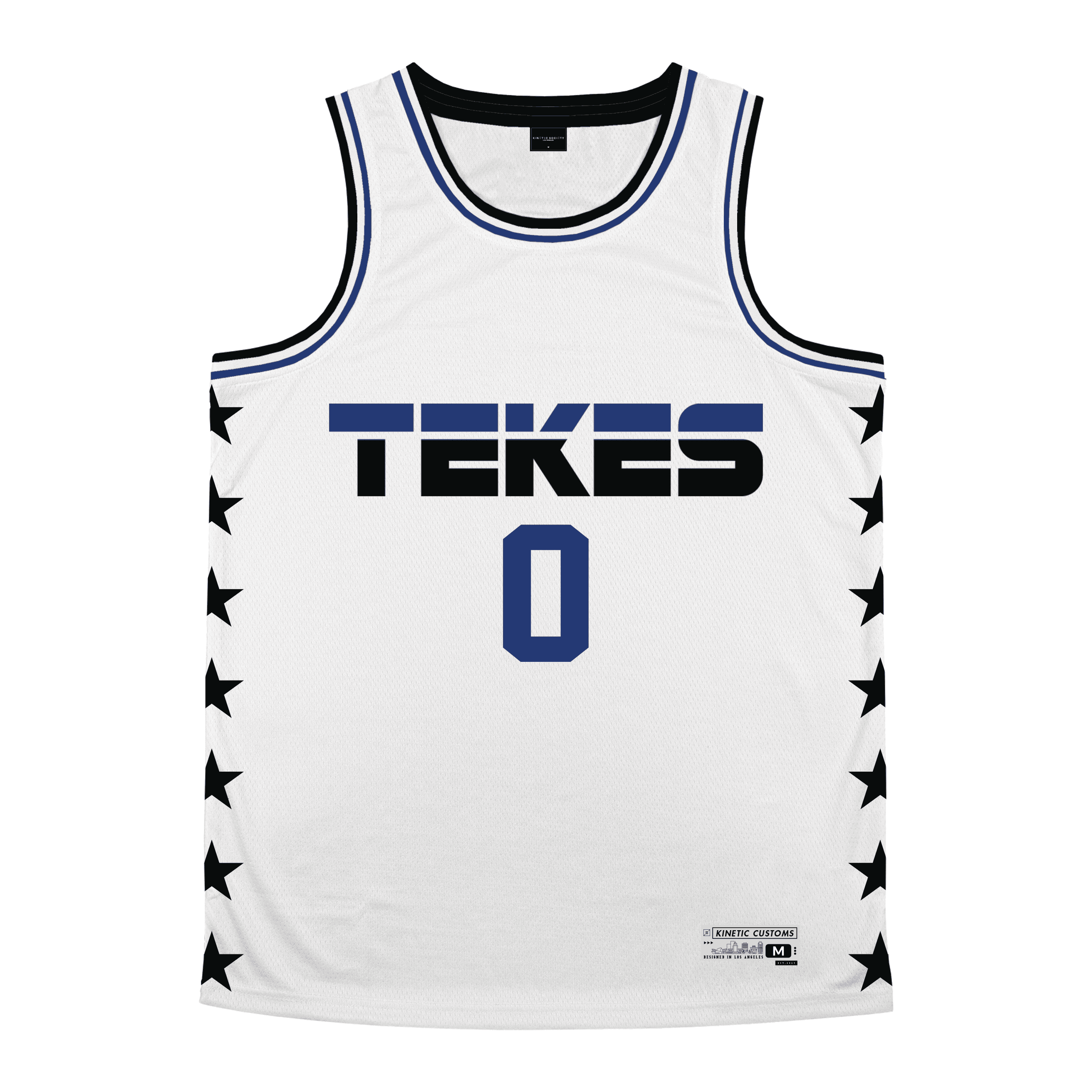 Tau Kappa Epsilon - Black Star Basketball Jersey