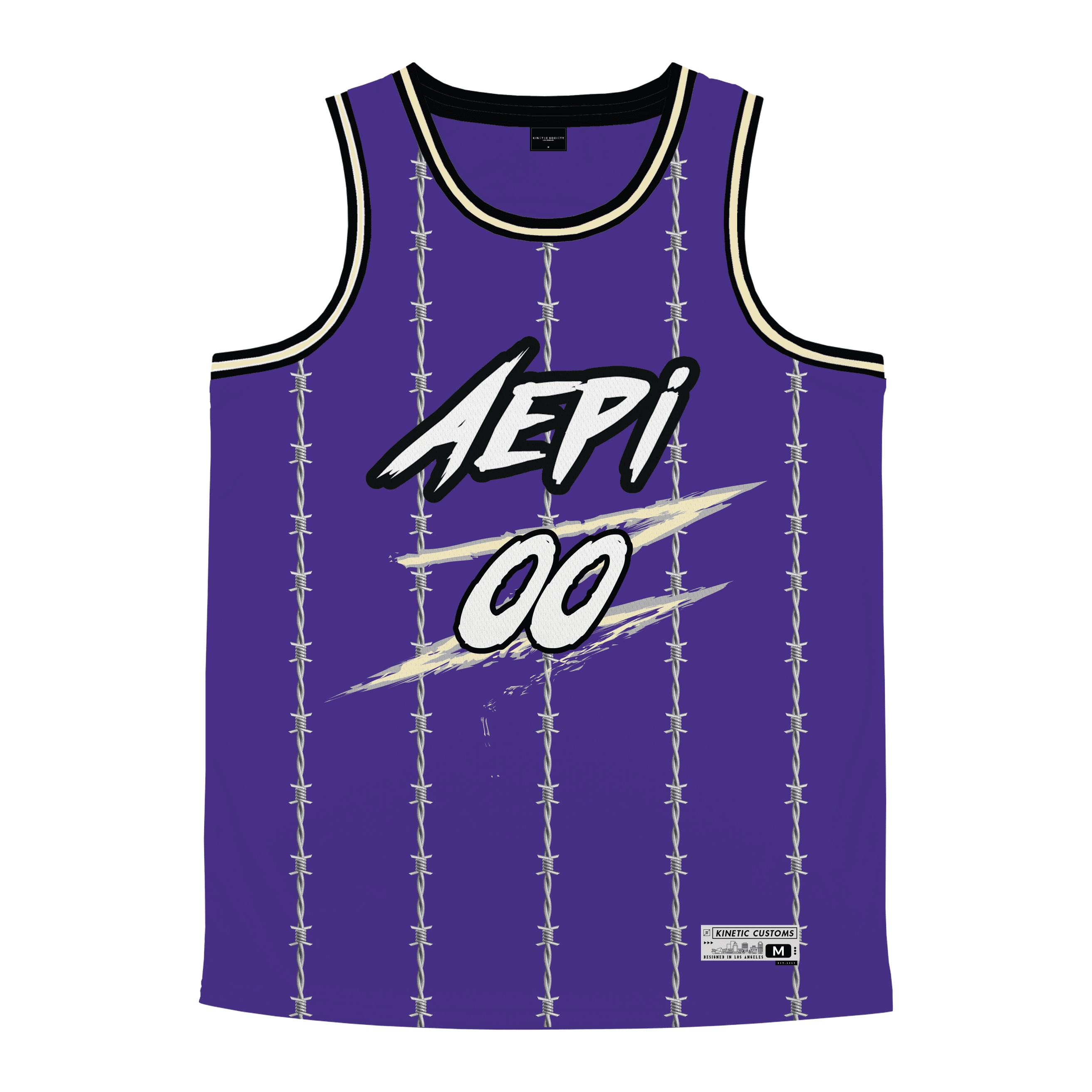 Alpha Epsilon Pi - Barbed Wire Basketball Jersey