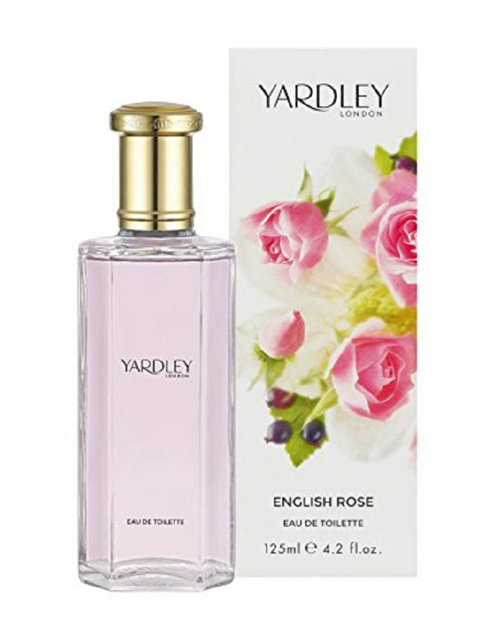 Yardley English Rose Eau De Toilette, 4.2 oz 3 Pack