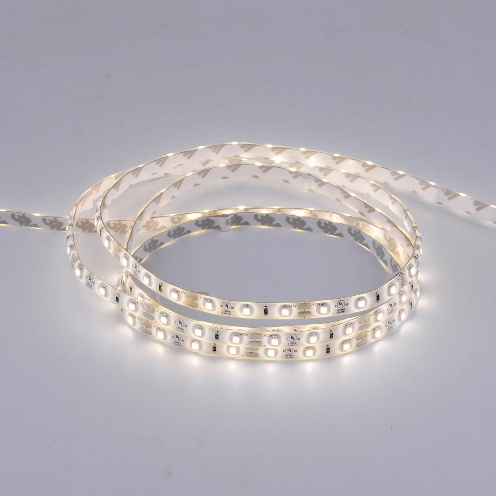 Outdoor LED Strip Lights Waterproof, IP65, 16.4ft Dimmable, 12V,  SMD 3528, UL, RoHS Listed, LED Lights for Bedroom, Kitchen, Home Decoration