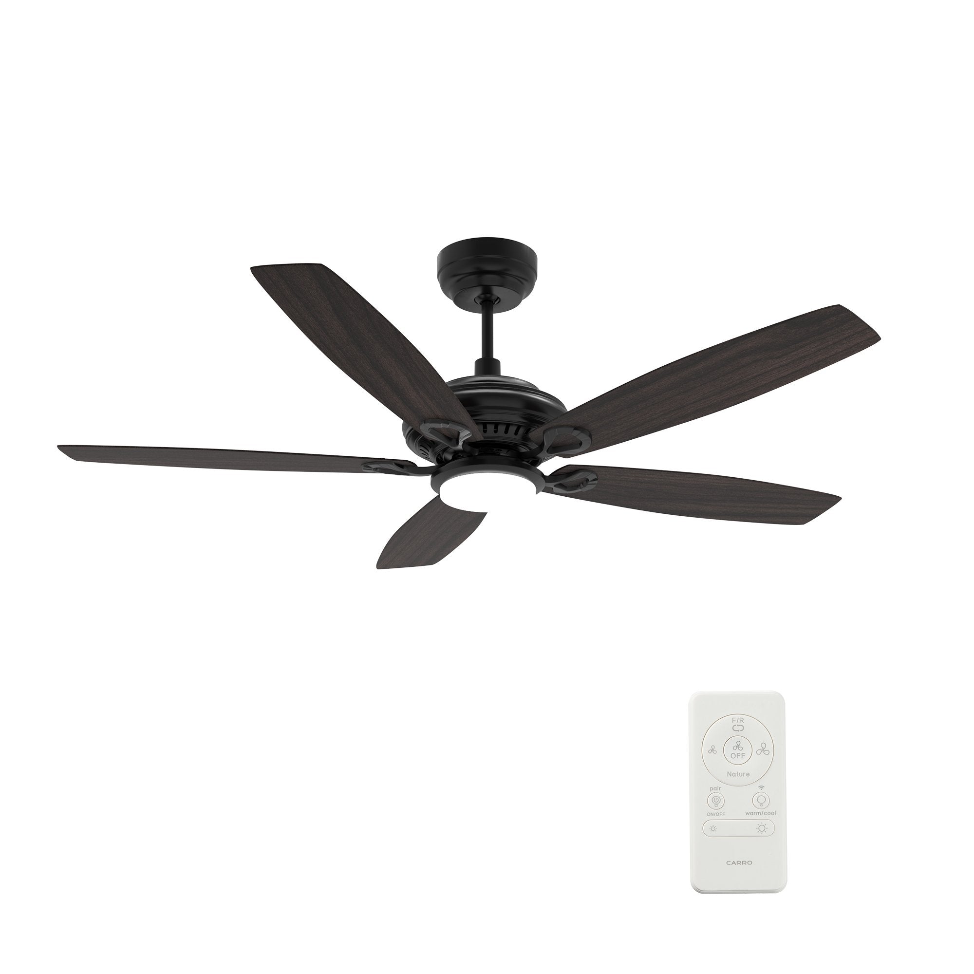 Somerset 52' Best Smart Ceiling Fan with Remote, Light Kit Included, Works with Google Assistant and Amazon Alexa,Siri Shortcut