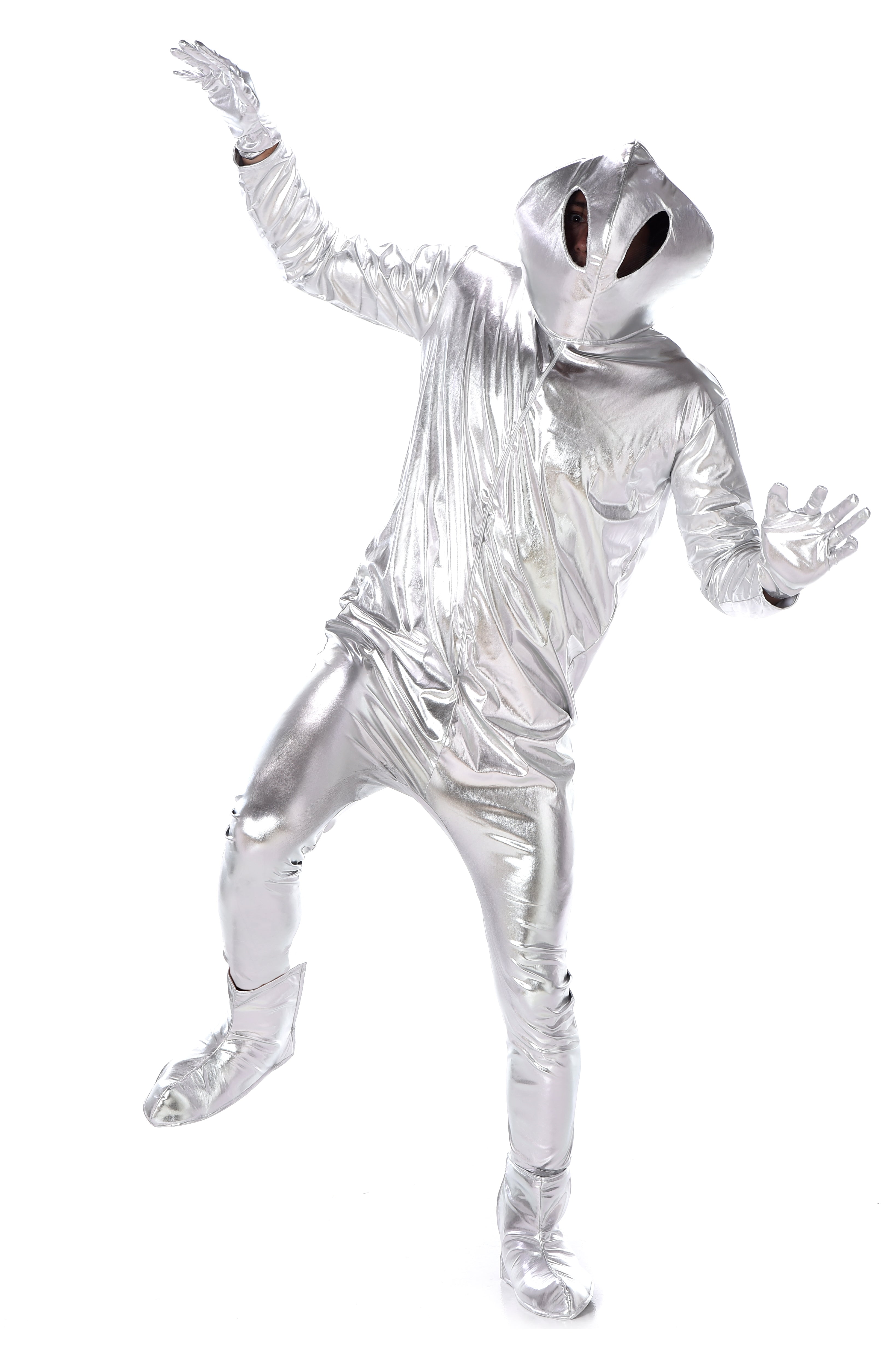 Chrome Outer Space Alien - Deluxe Adult Costume