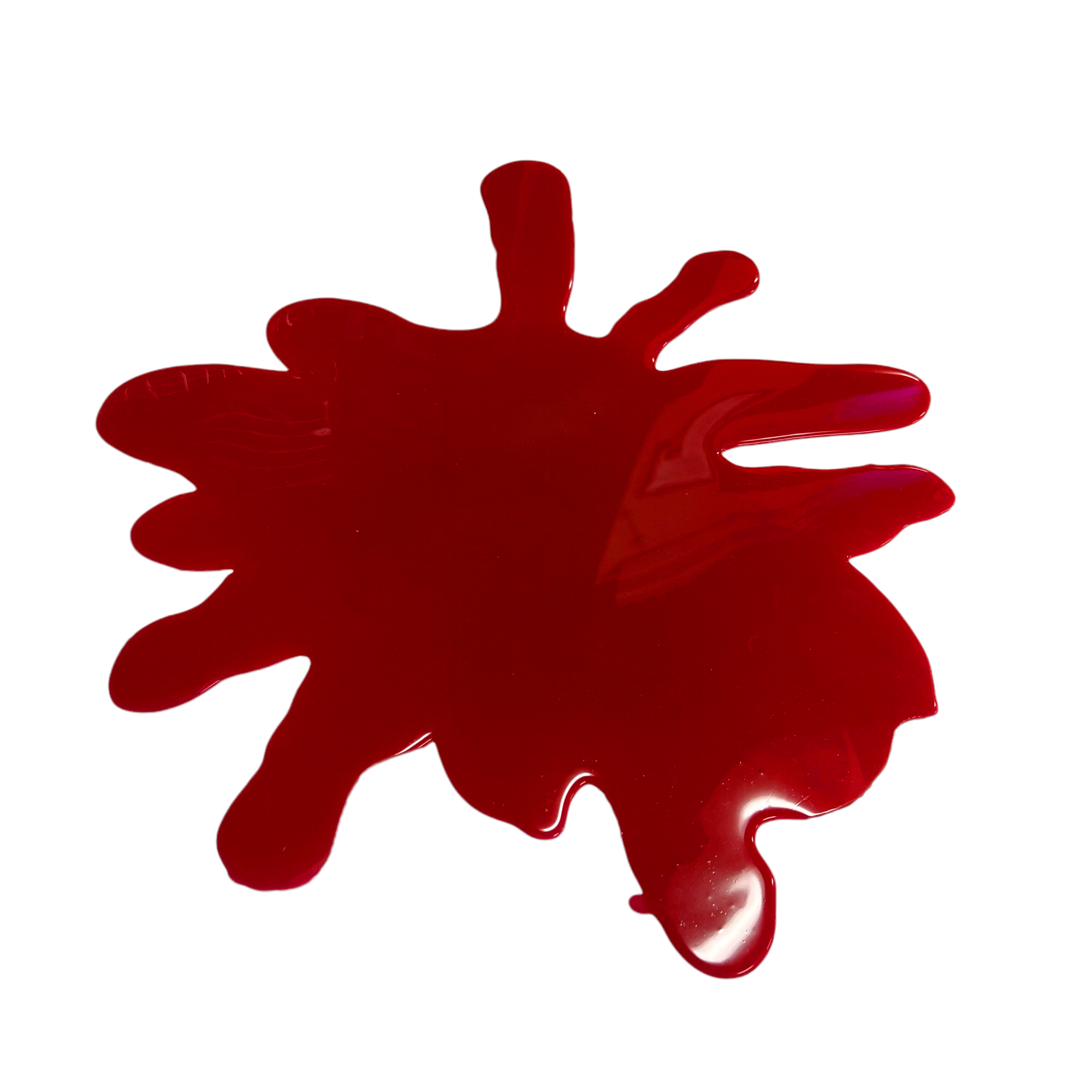 Silicone Blood Splatter Mat Prop