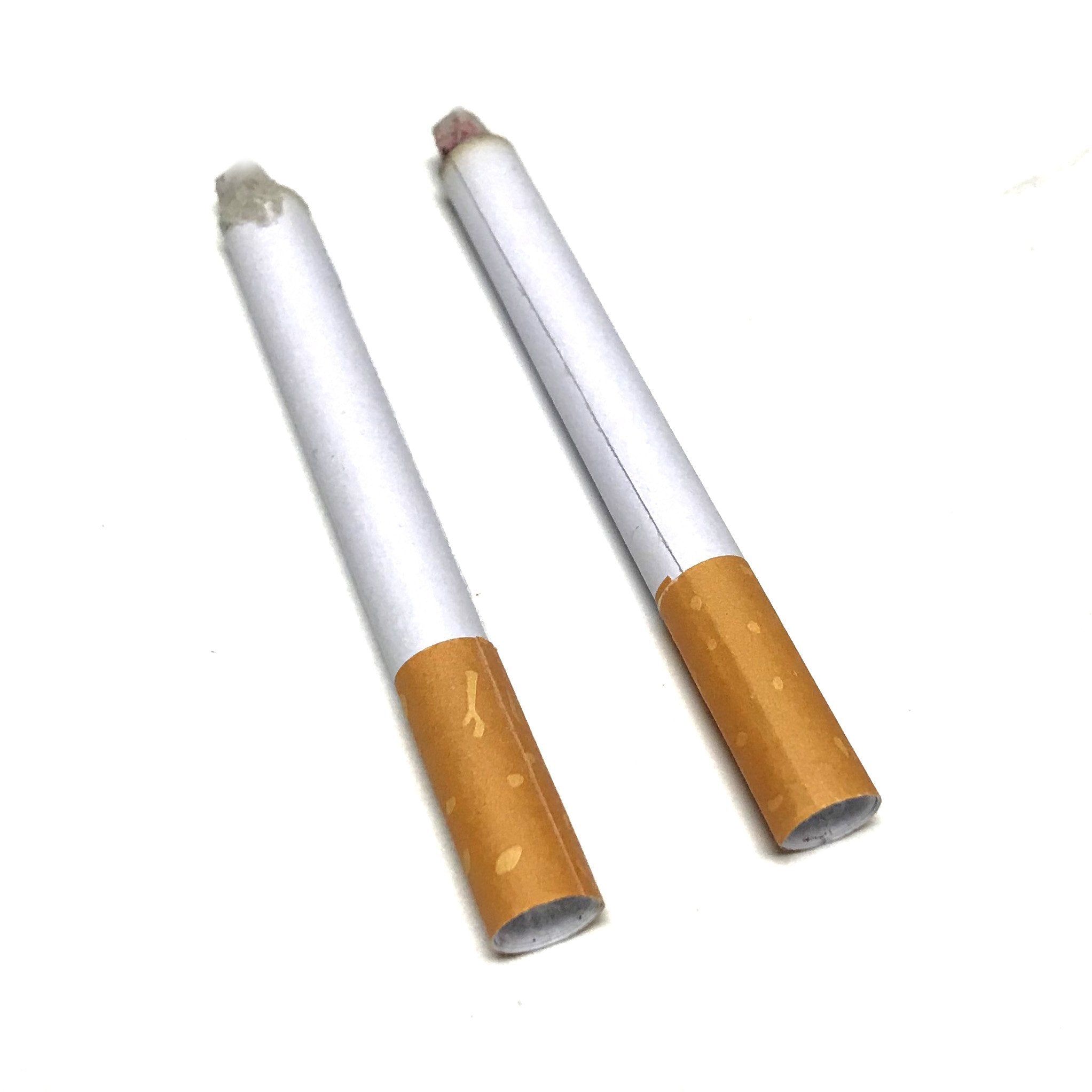 Fake Puff Puff Style Phony Cigarette with Powder Smoke Effect - 2 Pack