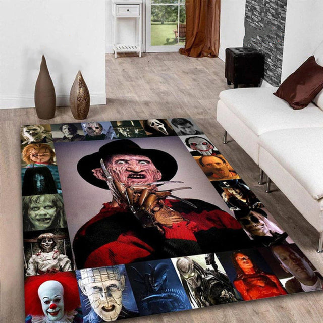 Faces Of Horror Living Room Rug