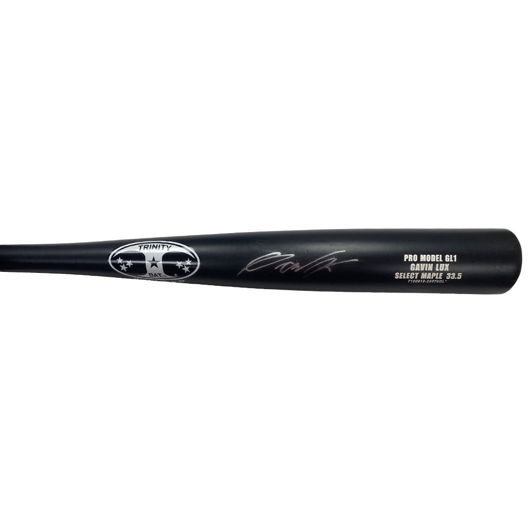 Gavin Lux Autographed Game Model Black Trinity Bat