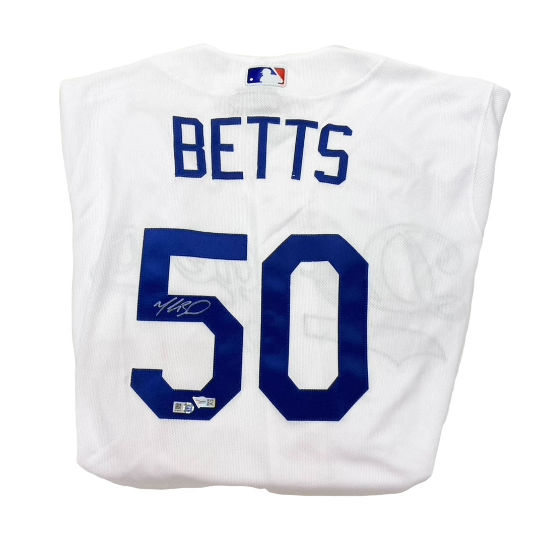 Mookie Betts Autographed Authentic Dodgers Jersey