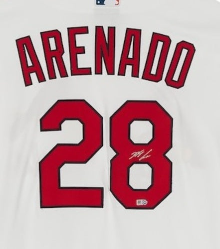 Nolan Arenado Autographed White Nike Authentic Cardinals Jersey