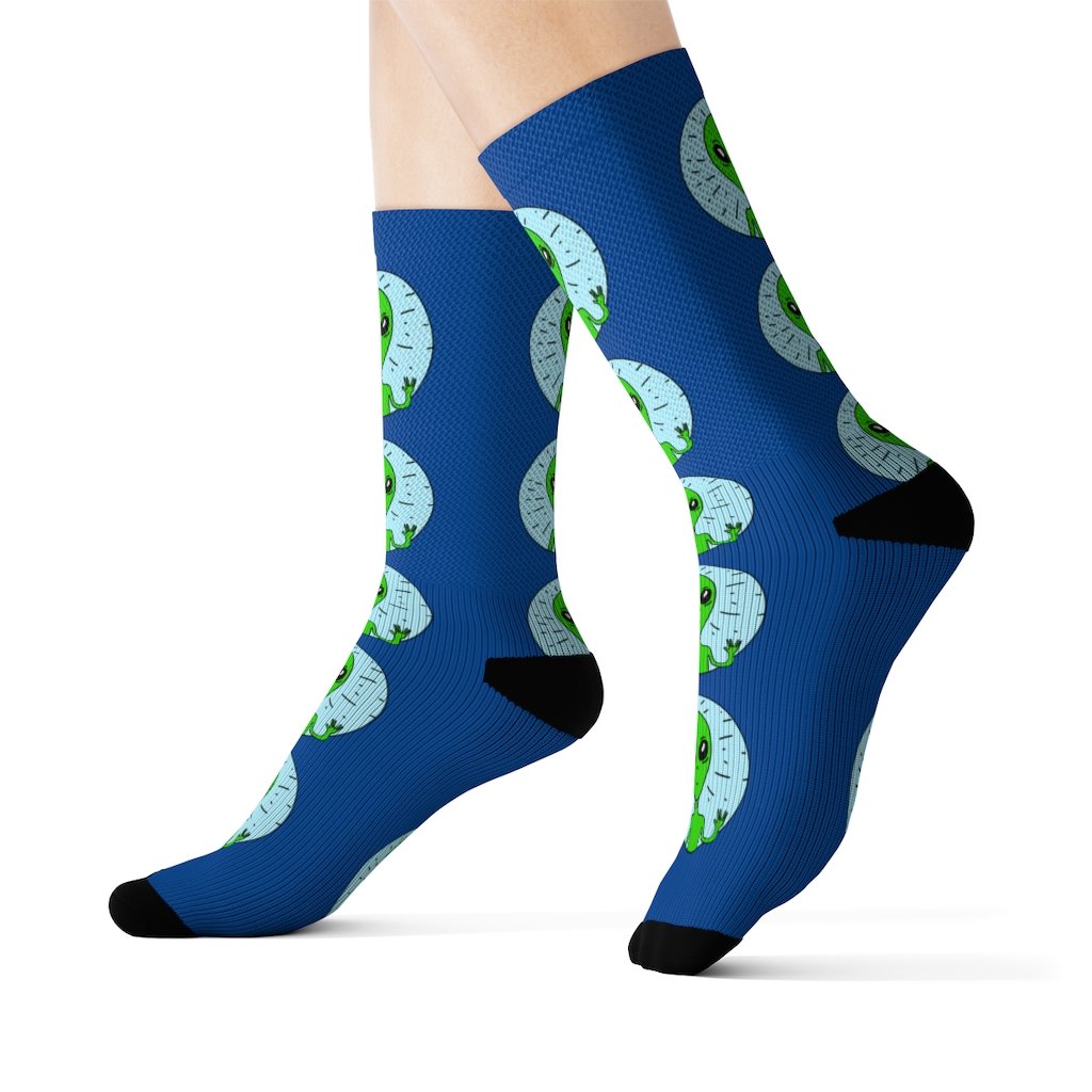 Weird Alien Socks