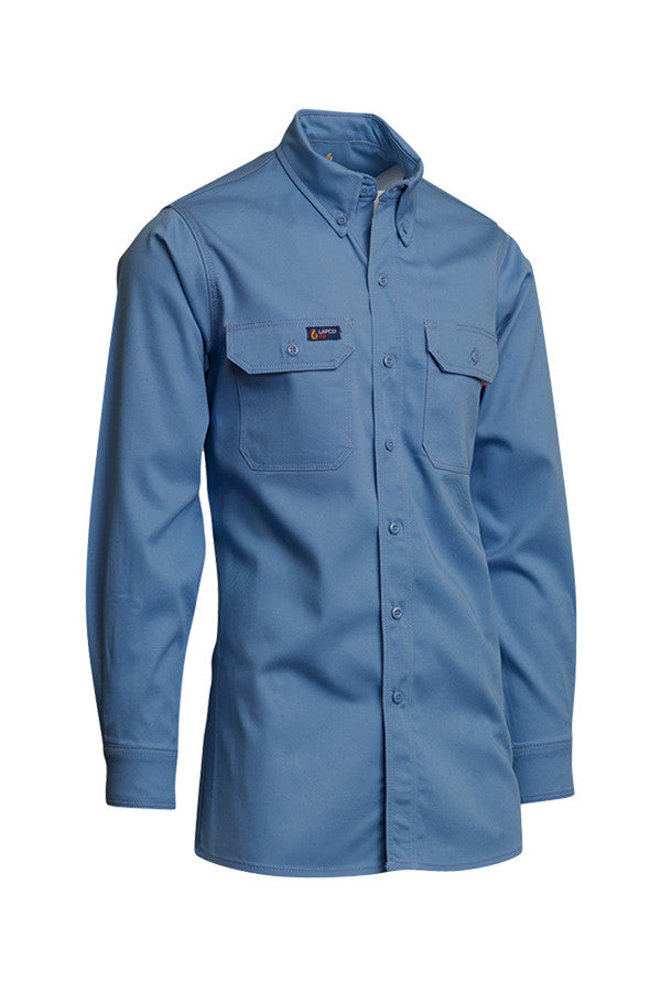 FR Uniform Shirt | 7oz. 100% Cotton | Medium Blue