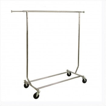 Collapsible salesman rolling rack