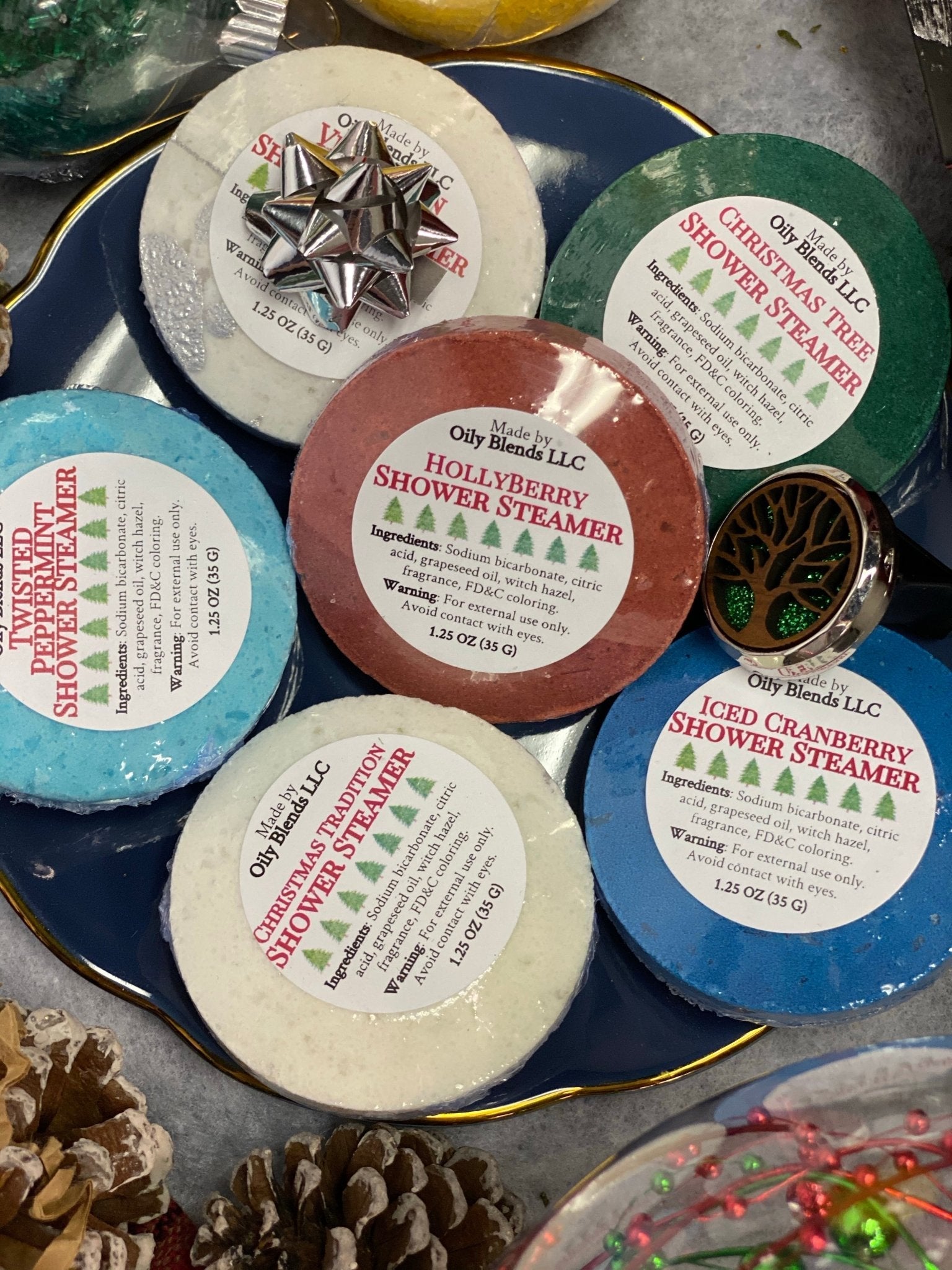 Christmas Shower Steamers