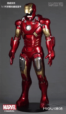 Iron Man Full Suit Hd 486, 280 1:1 Iron Man MK7 Suit Life-size Wearable Armour Newly Upgraded Deluxe
