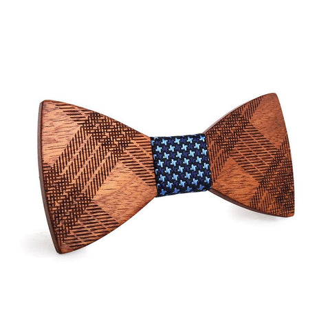 dripping wooden bow tie