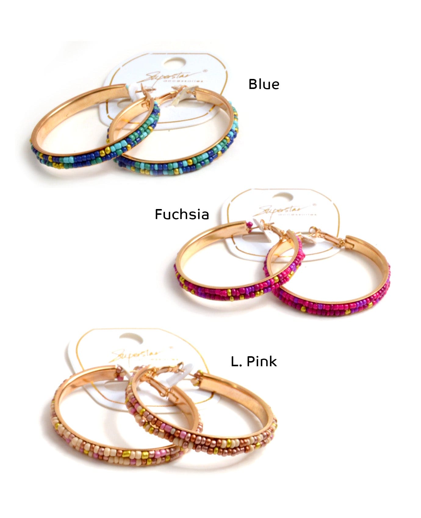 Little Beads Hoop Earrings