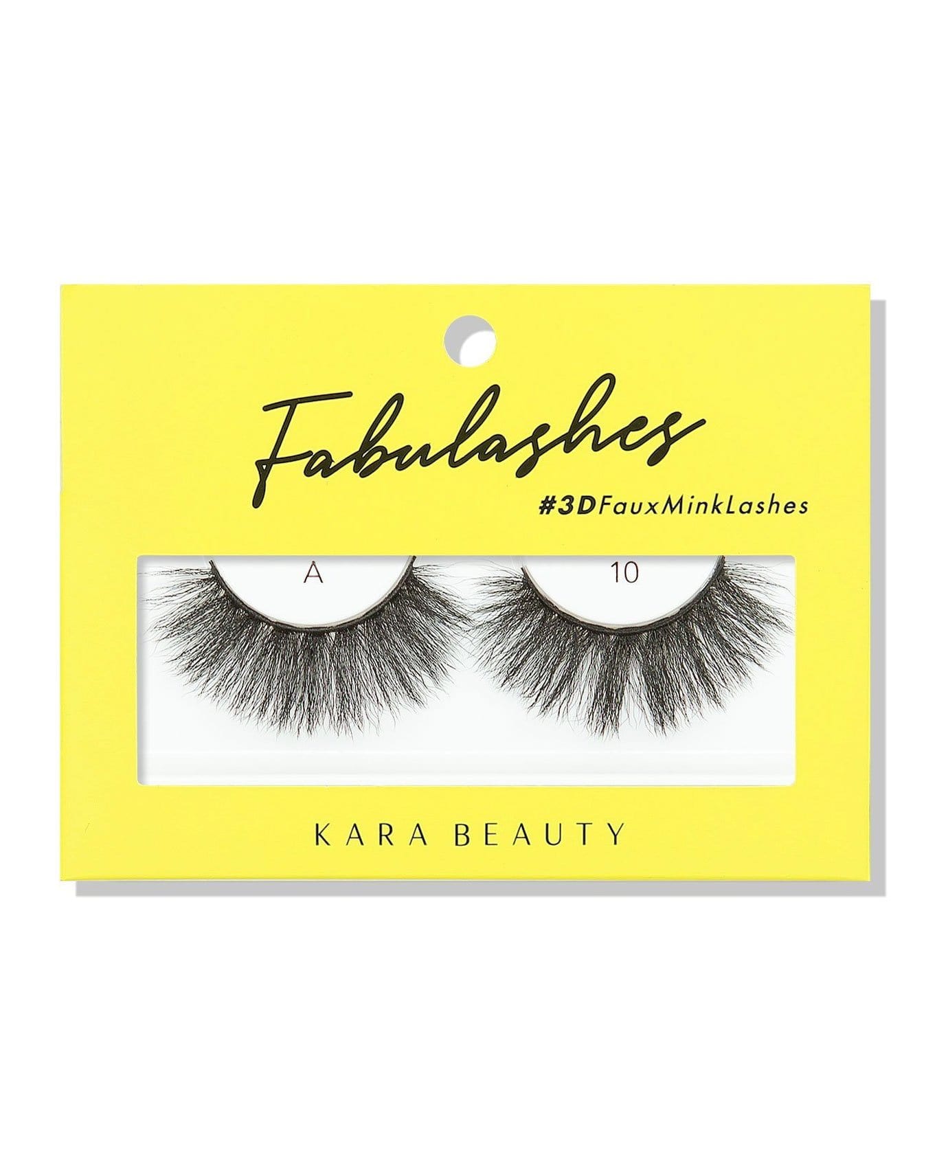 Kara Beauty 3D Faux Mink Eyelashes-A10