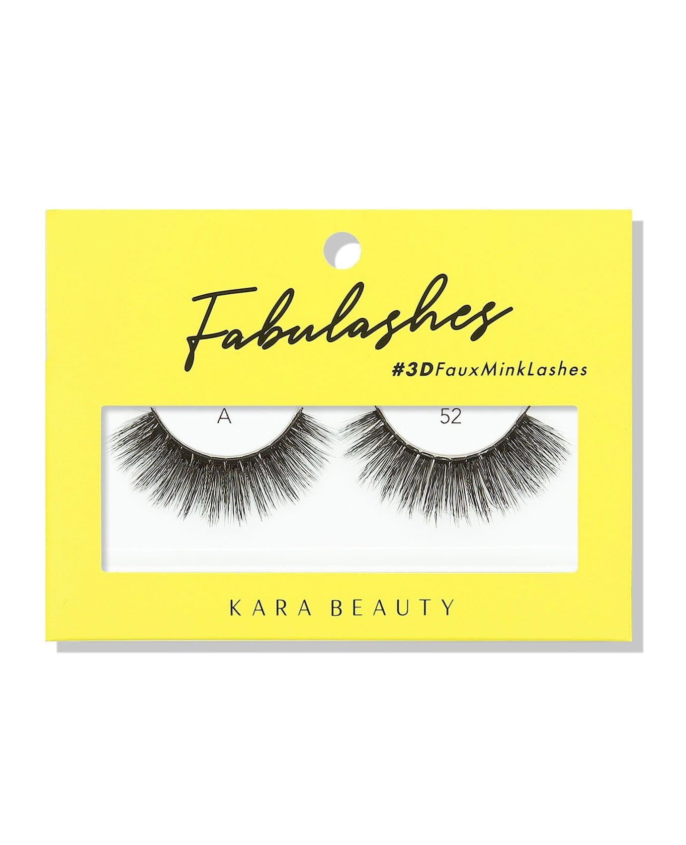 Kara Beauty 3D Faux Mink Eyelashes-A52