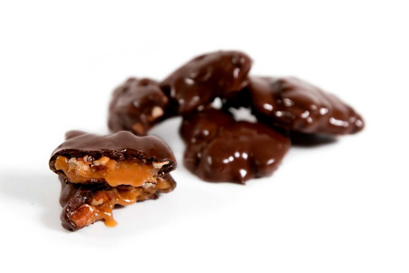 Mini Dark Chocolate Turtles