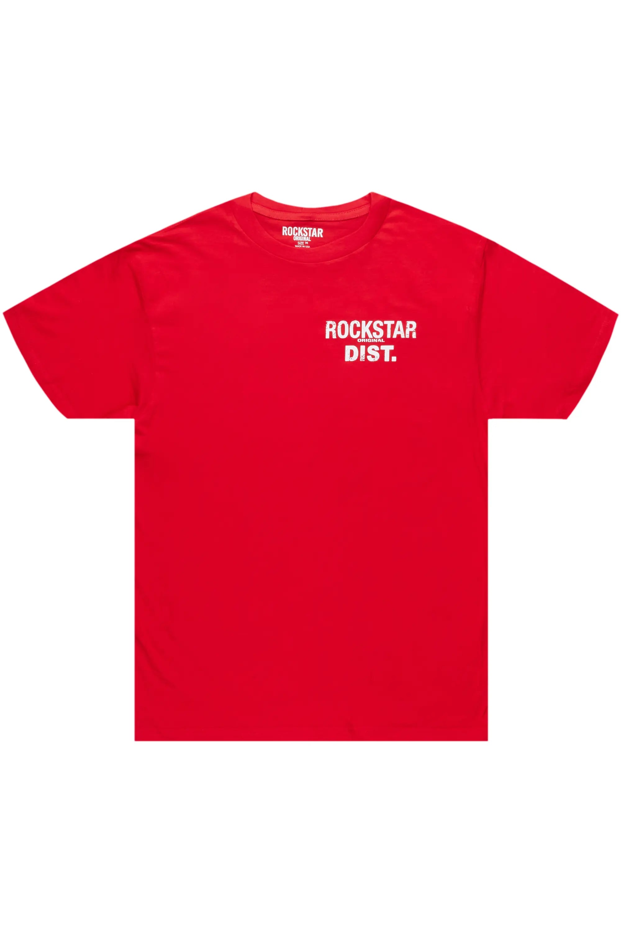 Lake Red/White Graphic T-Shirt