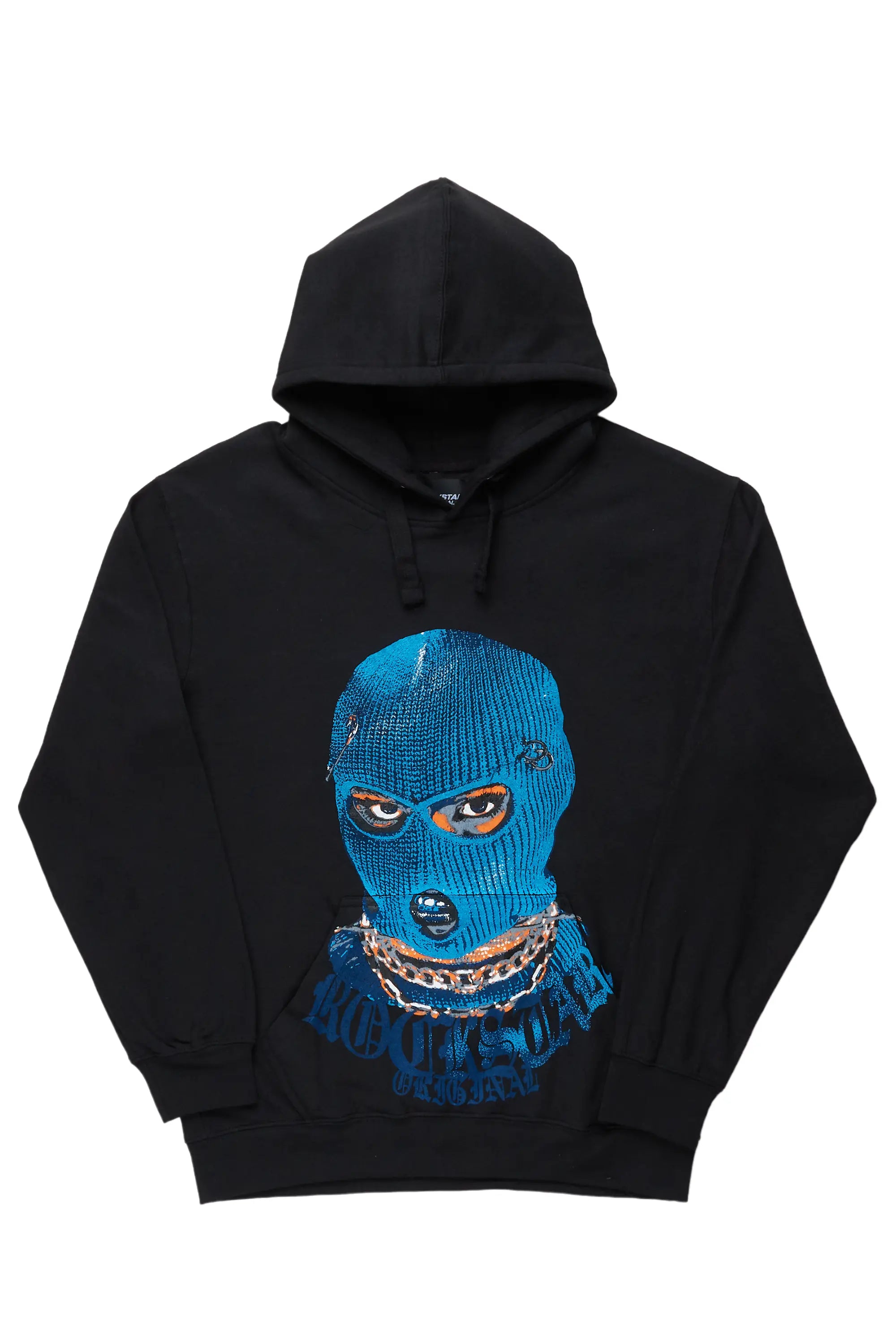 Murdra Black/Blue Graphic Hoodie