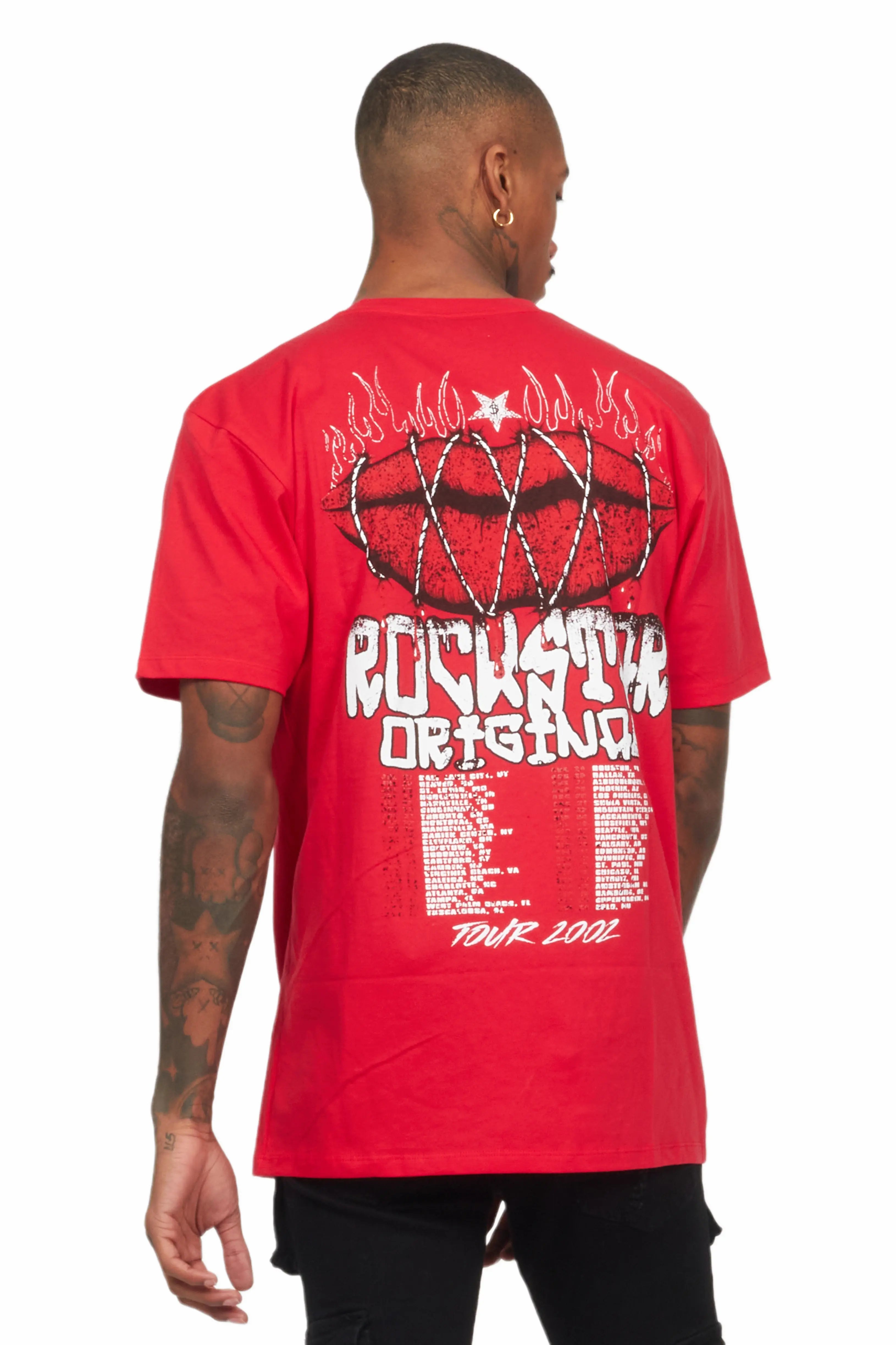 Kizzma Red Graphic T-Shirt