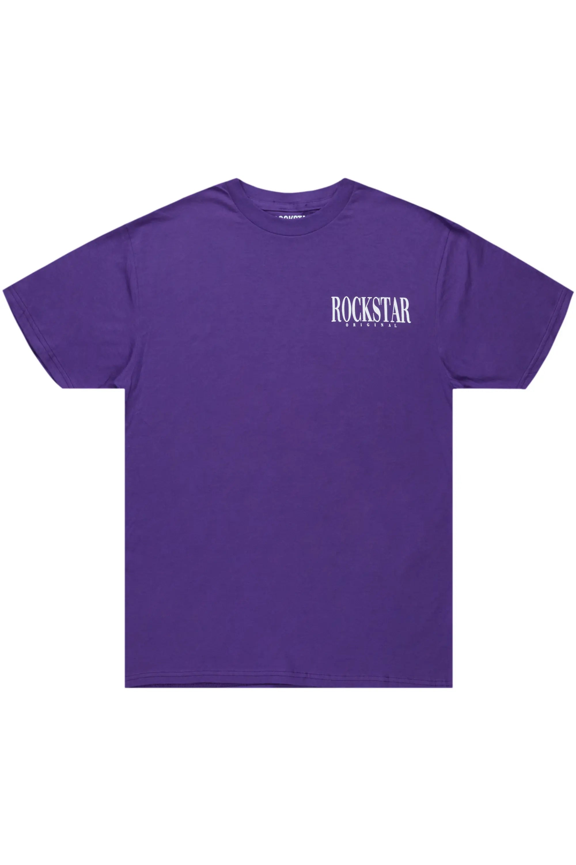 Dayte Nite Purple Graphic T-Shirt