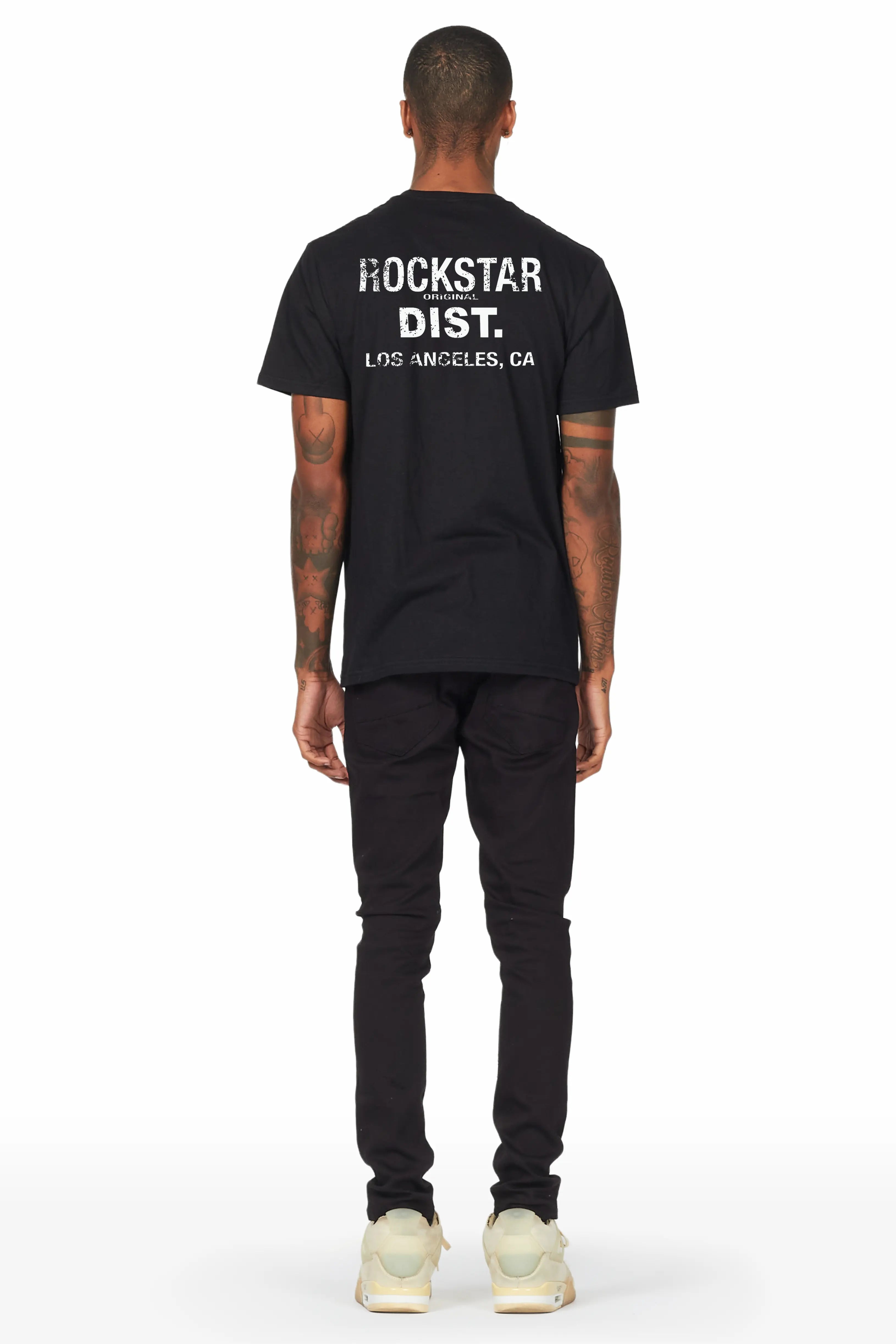 Lake Black/White T-Shirt/Slim Fit Jean Bundle