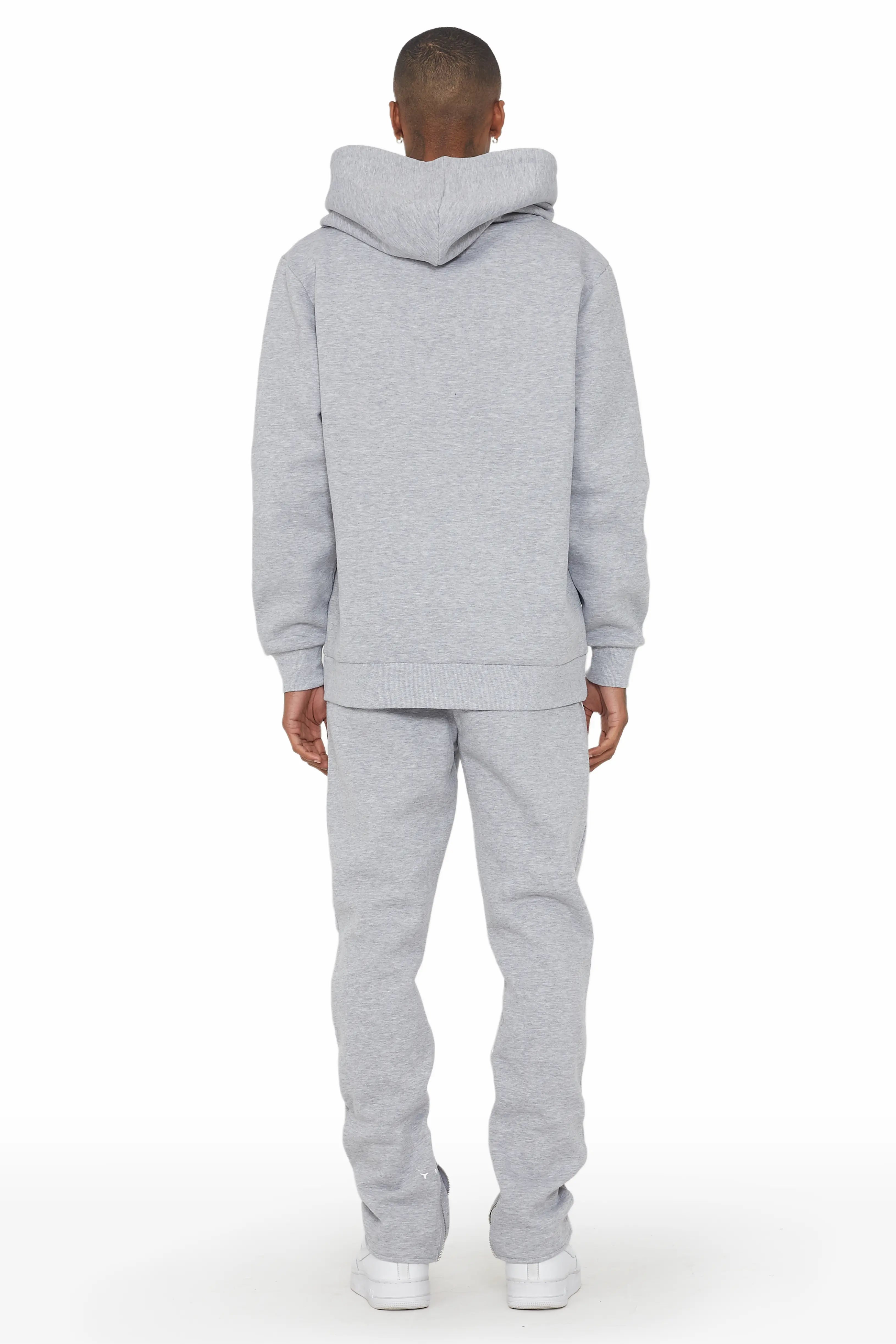 Raffer Grey Slim Fit Track Set