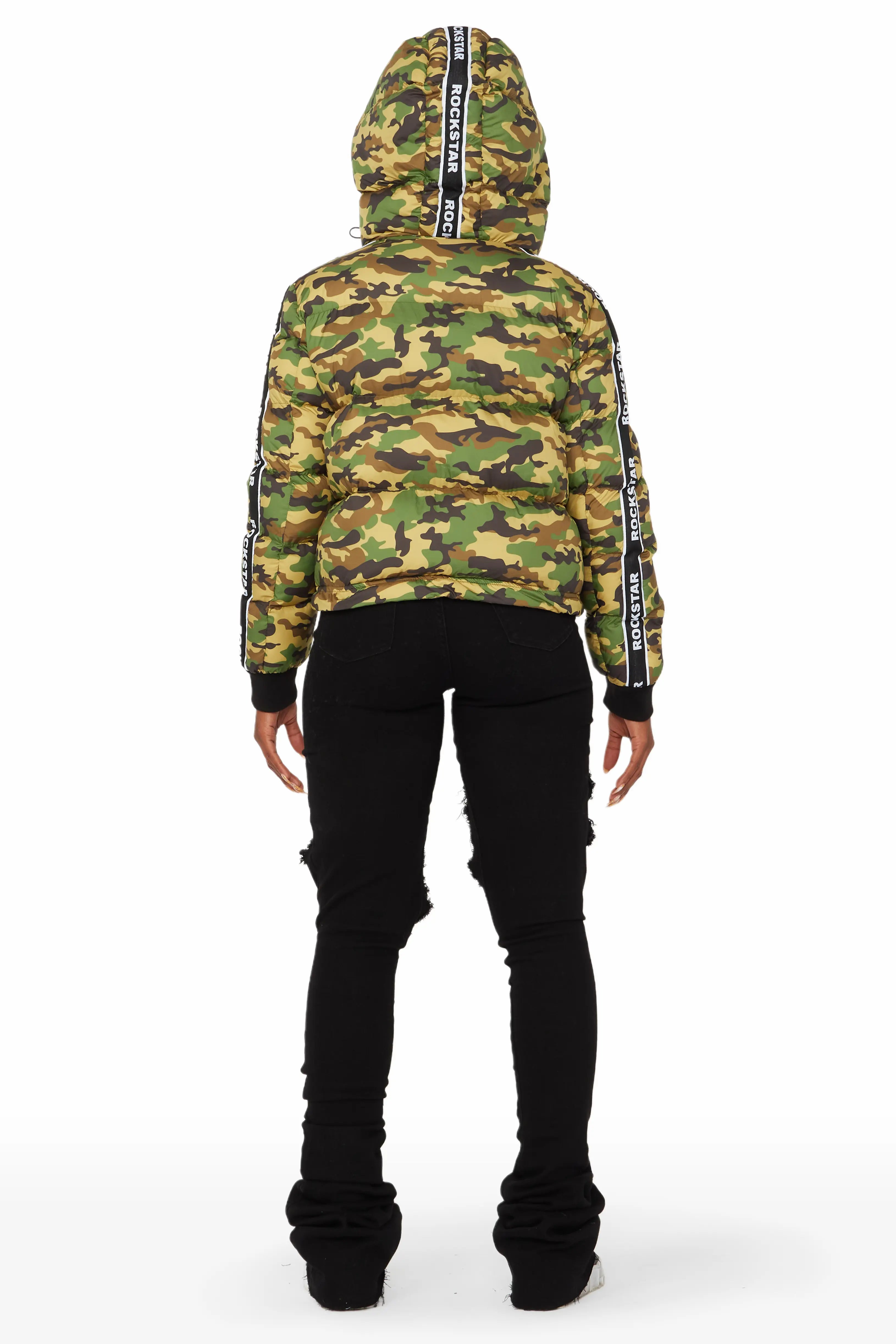 Jackey Camo Puffer Jacket