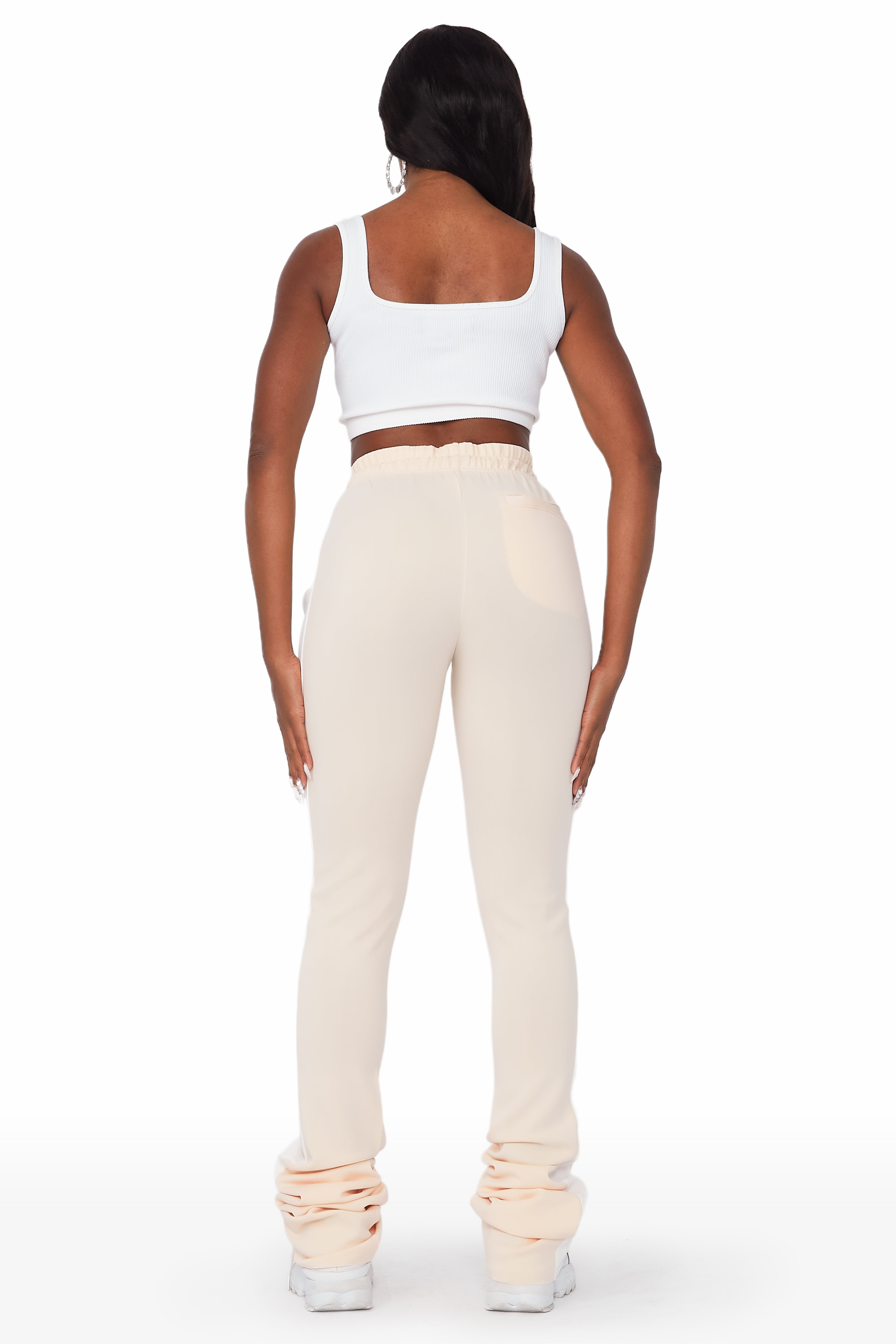 Savannah Beige Super Stacked Track Pant