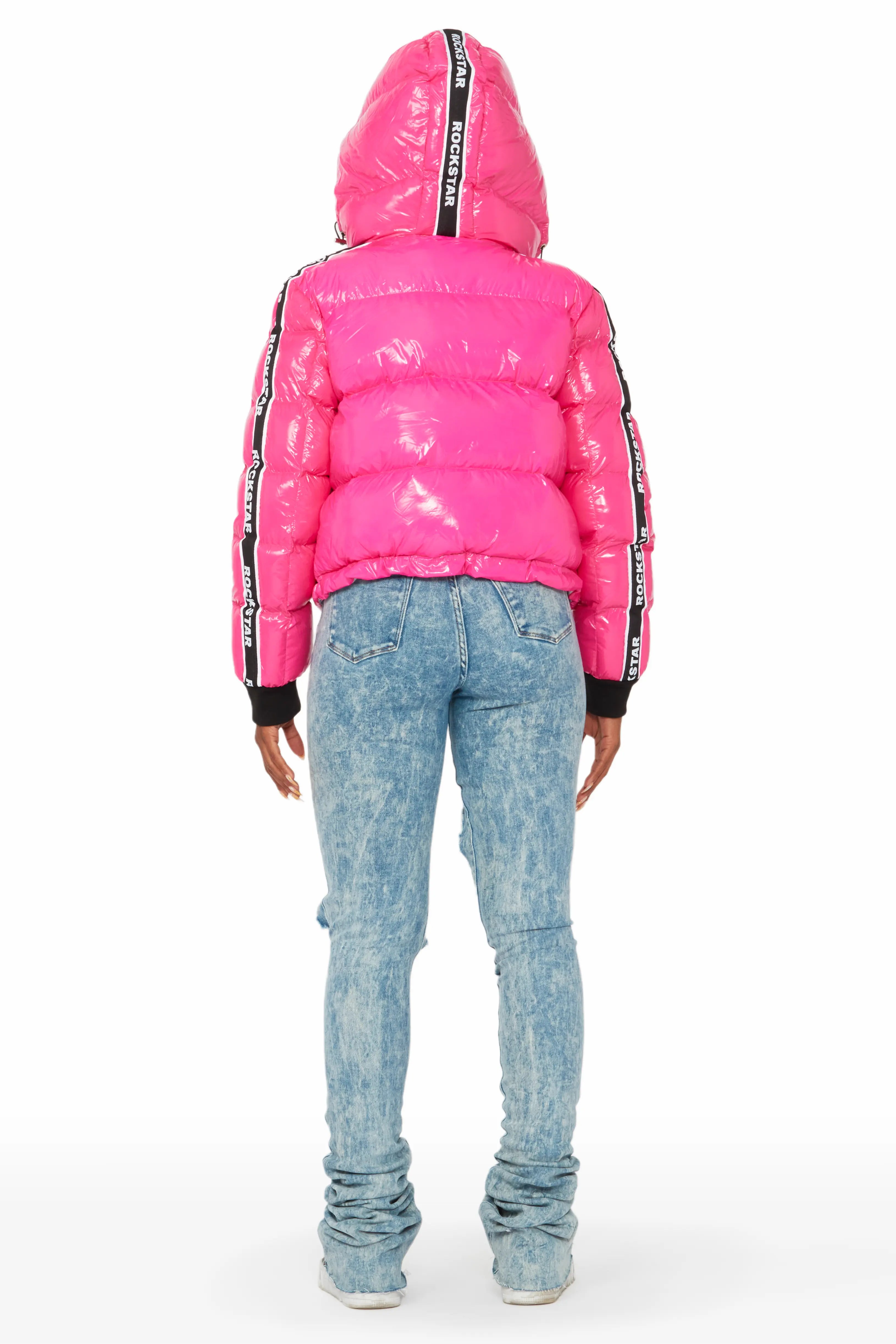 Jackey Hot Pink Puffer Jacket