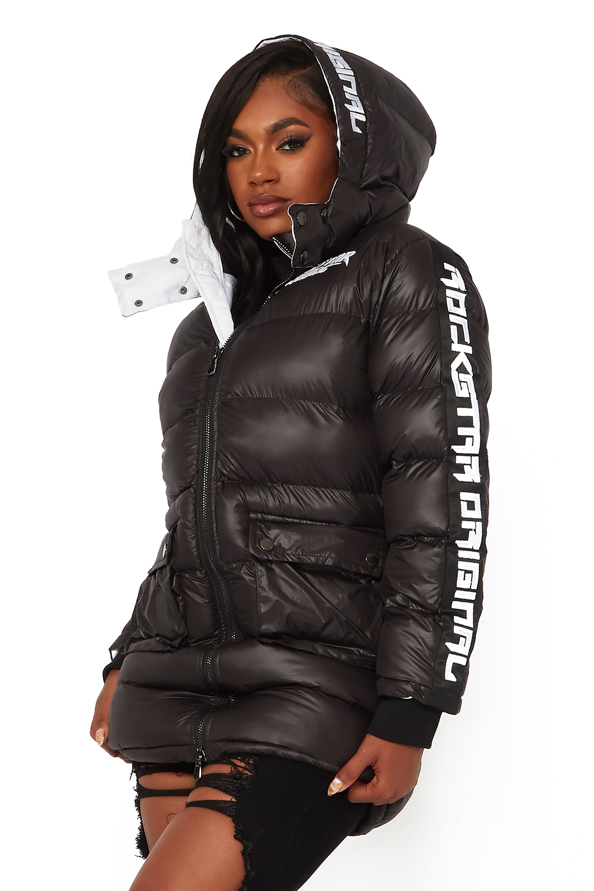 Nikita Black Long Puffer Jacket