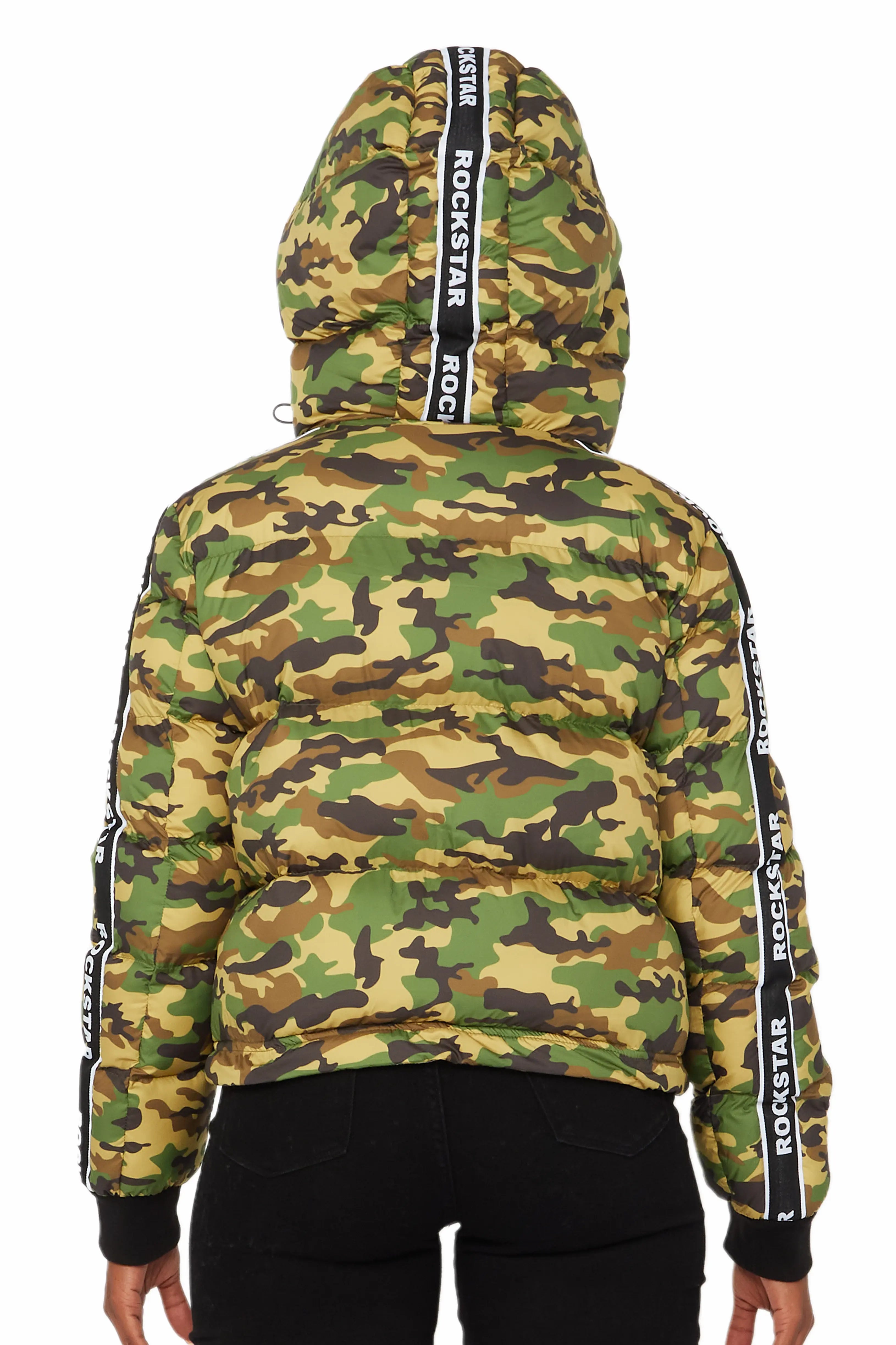 Jackey Camo Puffer Jacket