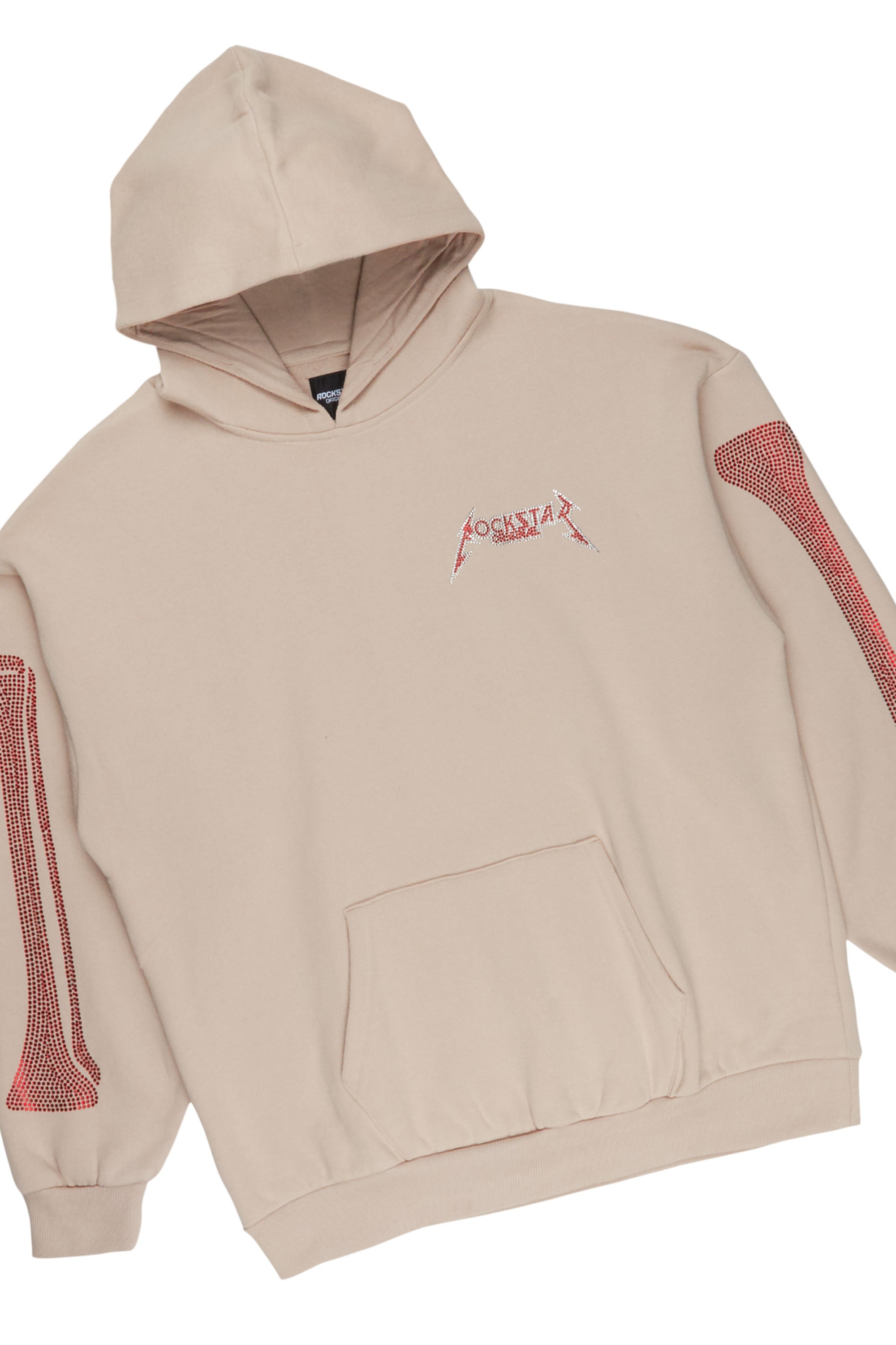 Ishaan Beige Hoodie Trackset