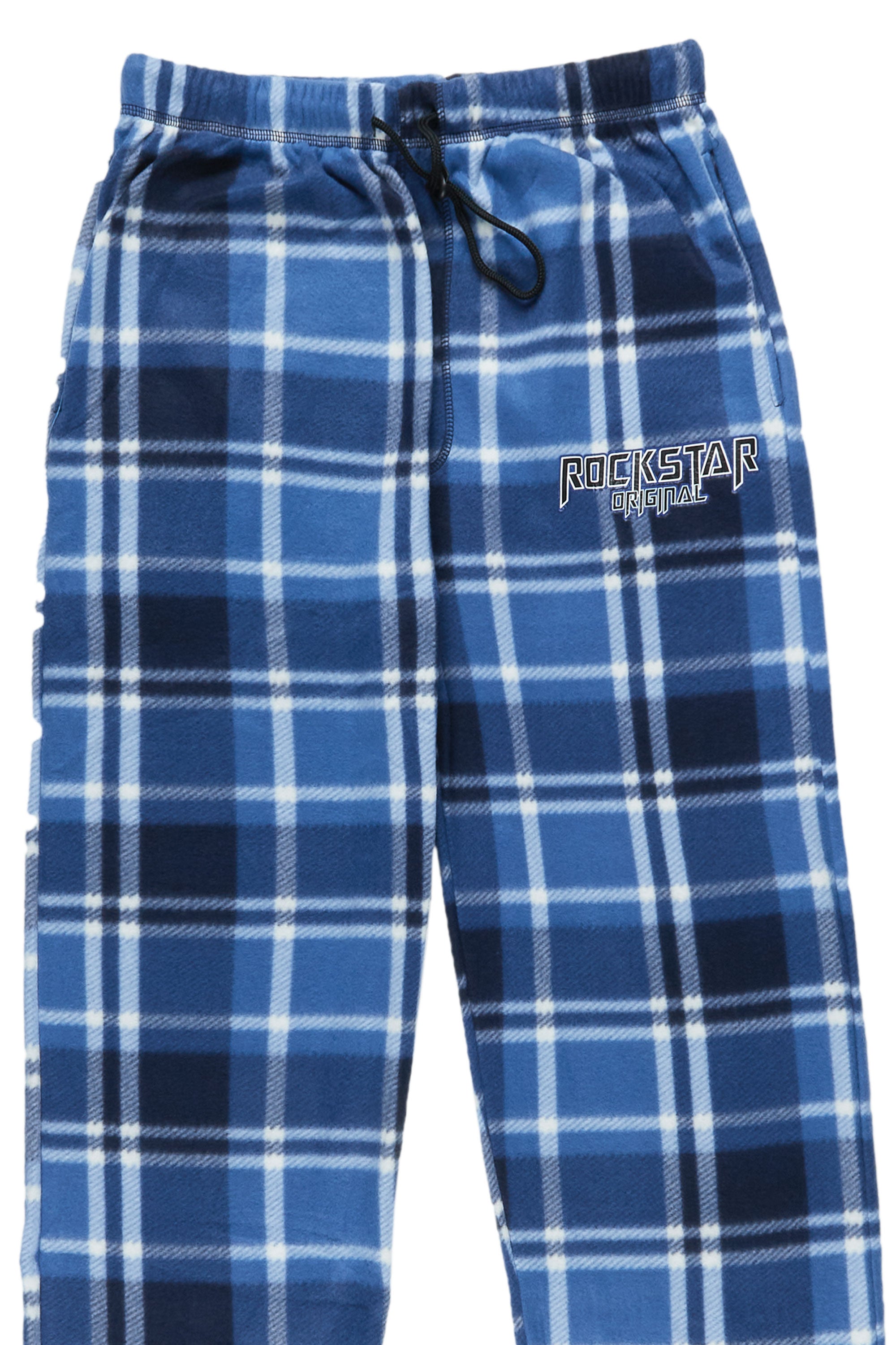 Nigel Blue Plaid Pajamas