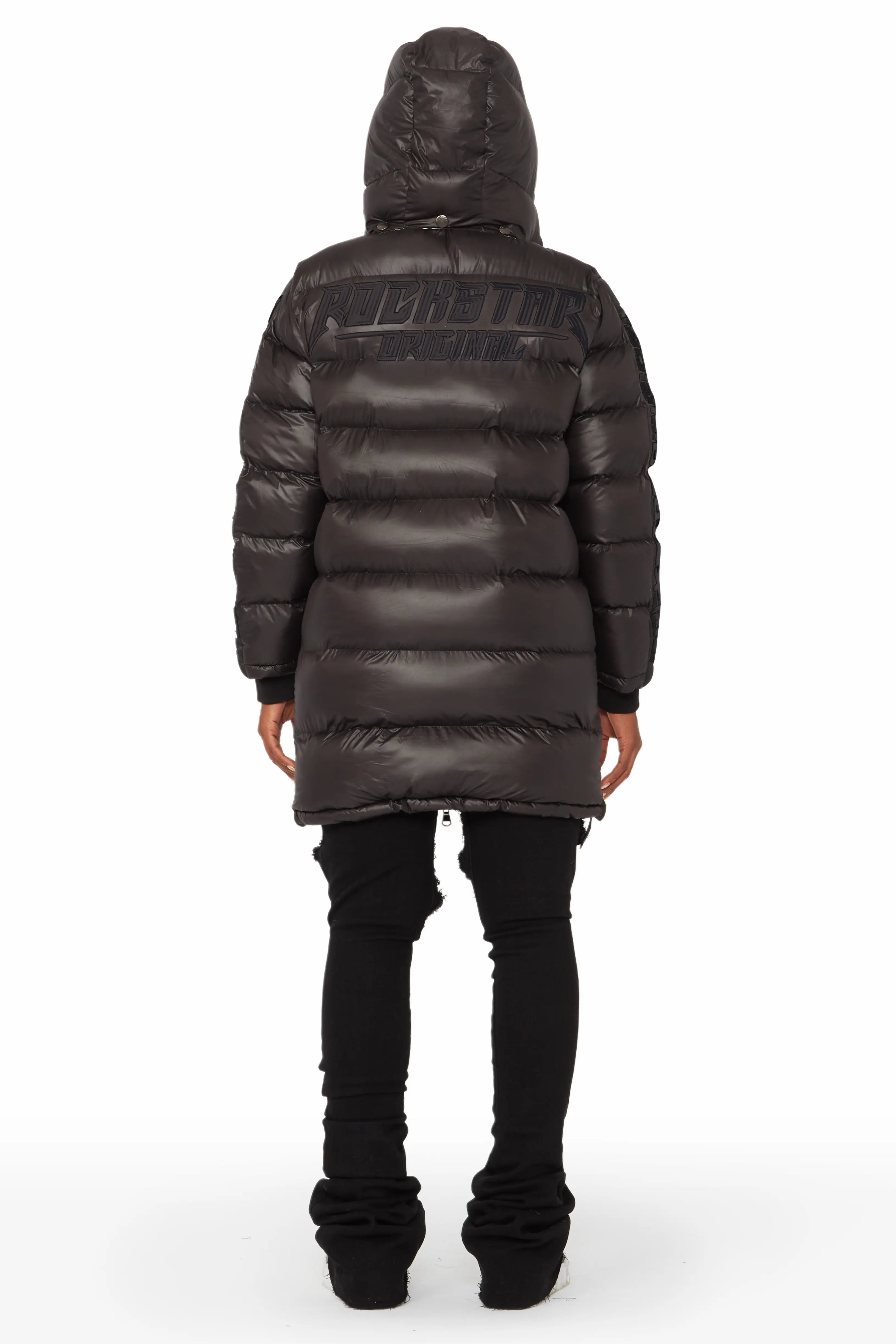 Nikita Black/Black Long Puffer Jacket