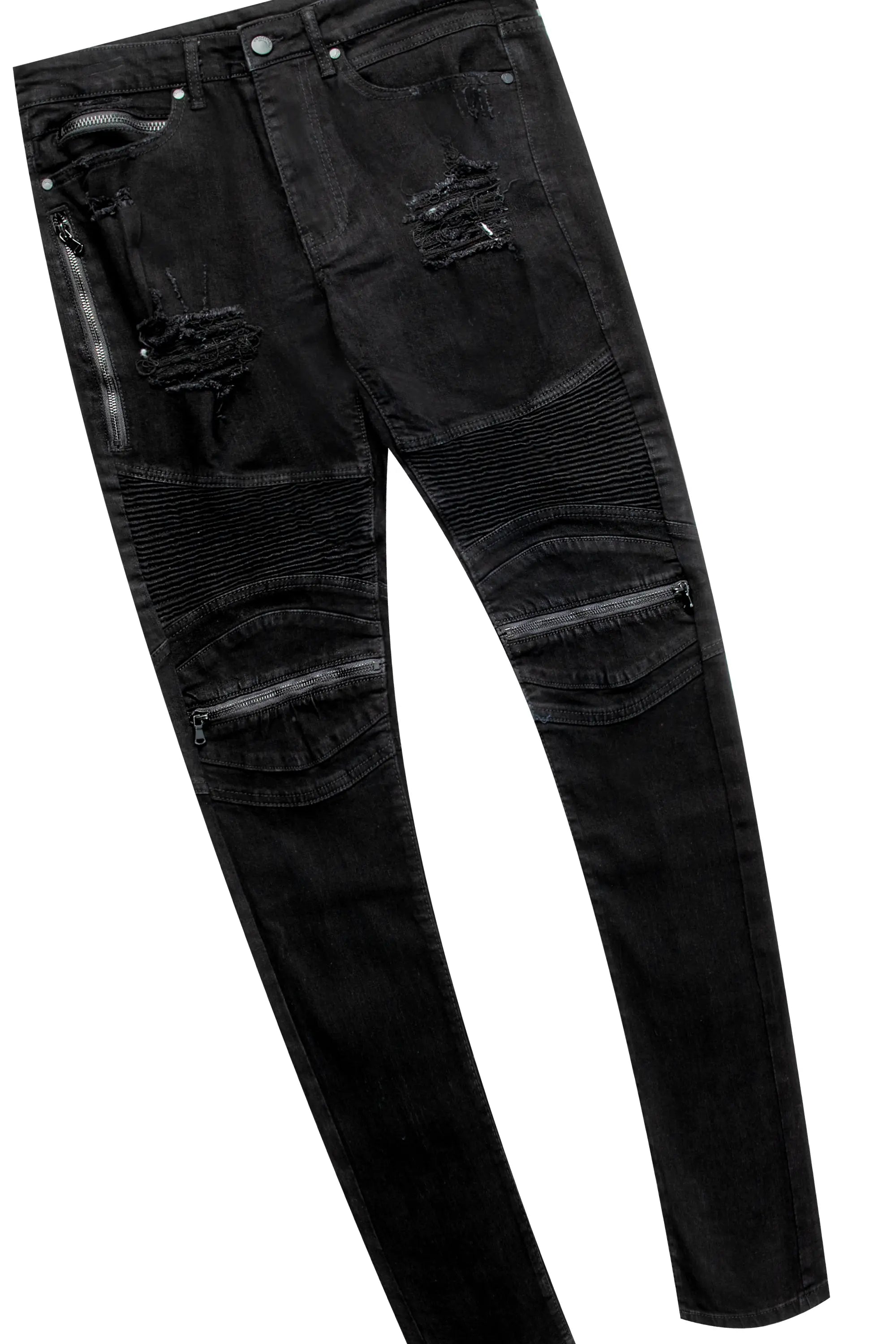 Palmer Black T-Shirt & BK Biker Jean Bundle