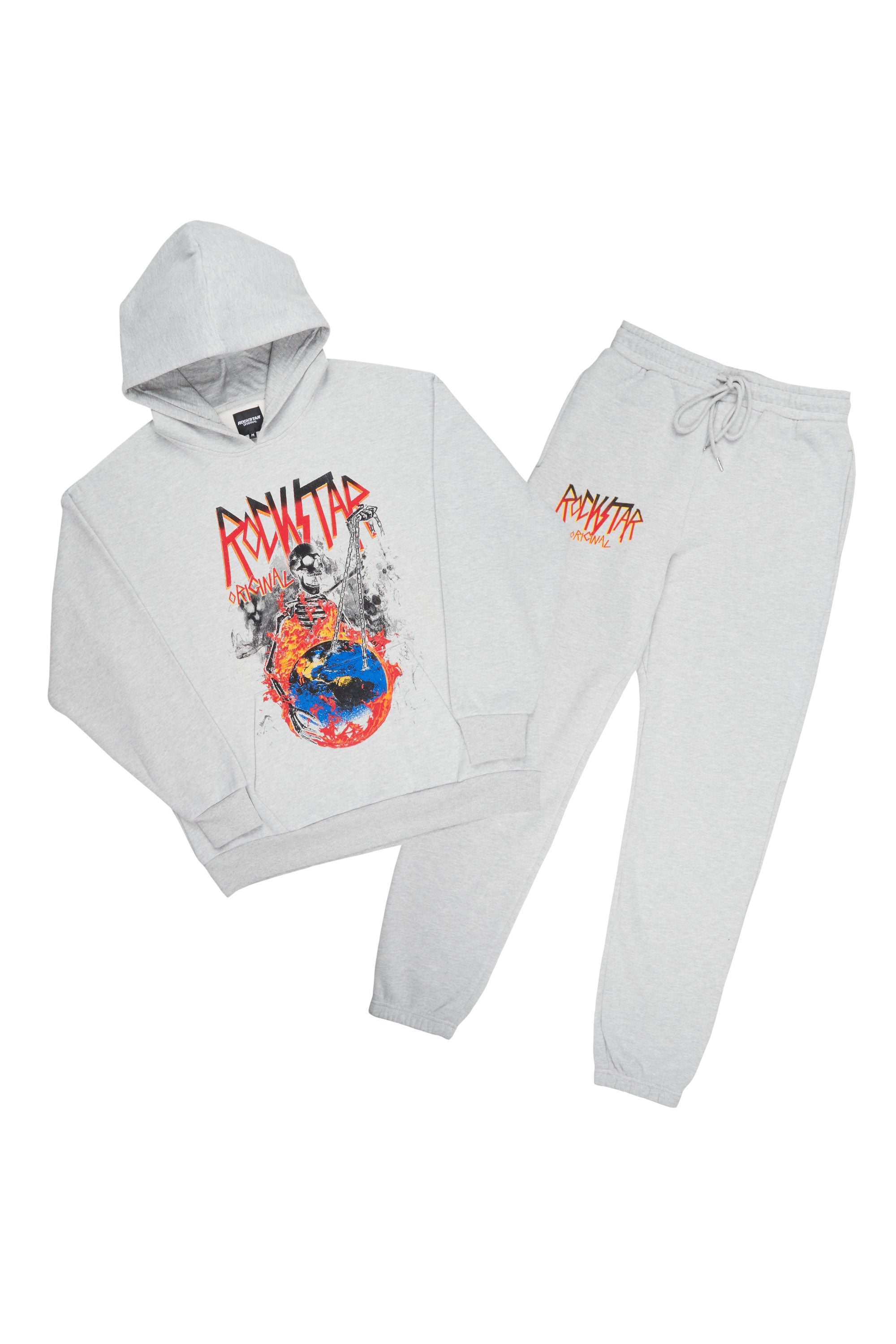 Ramone Heather Grey Hoodie Trackset