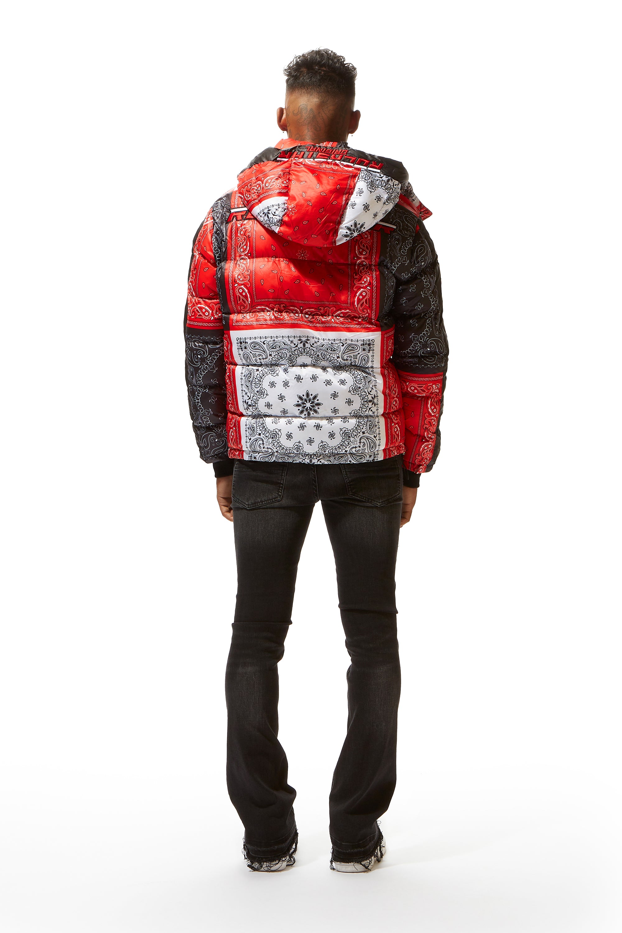 Kyro Puffer Jacket- Red