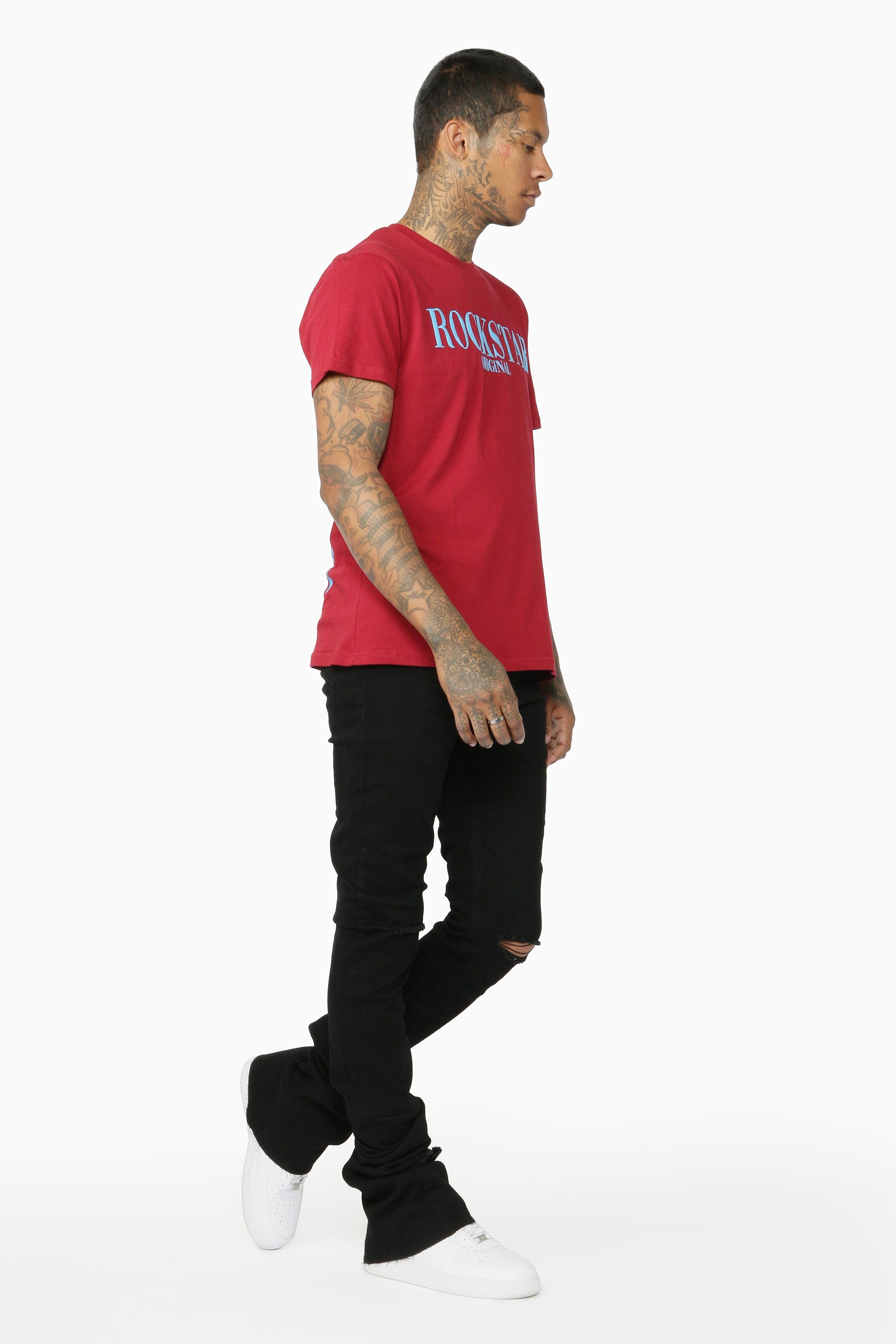 Josiah Black Super Stacked Flare Jean