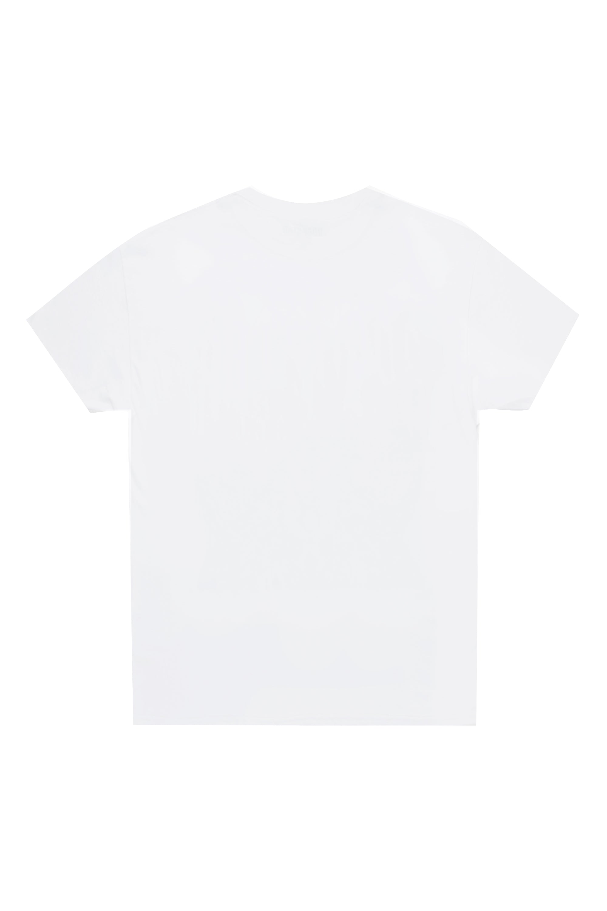 Boys Octavio Printed T-Shirt-White/Blue